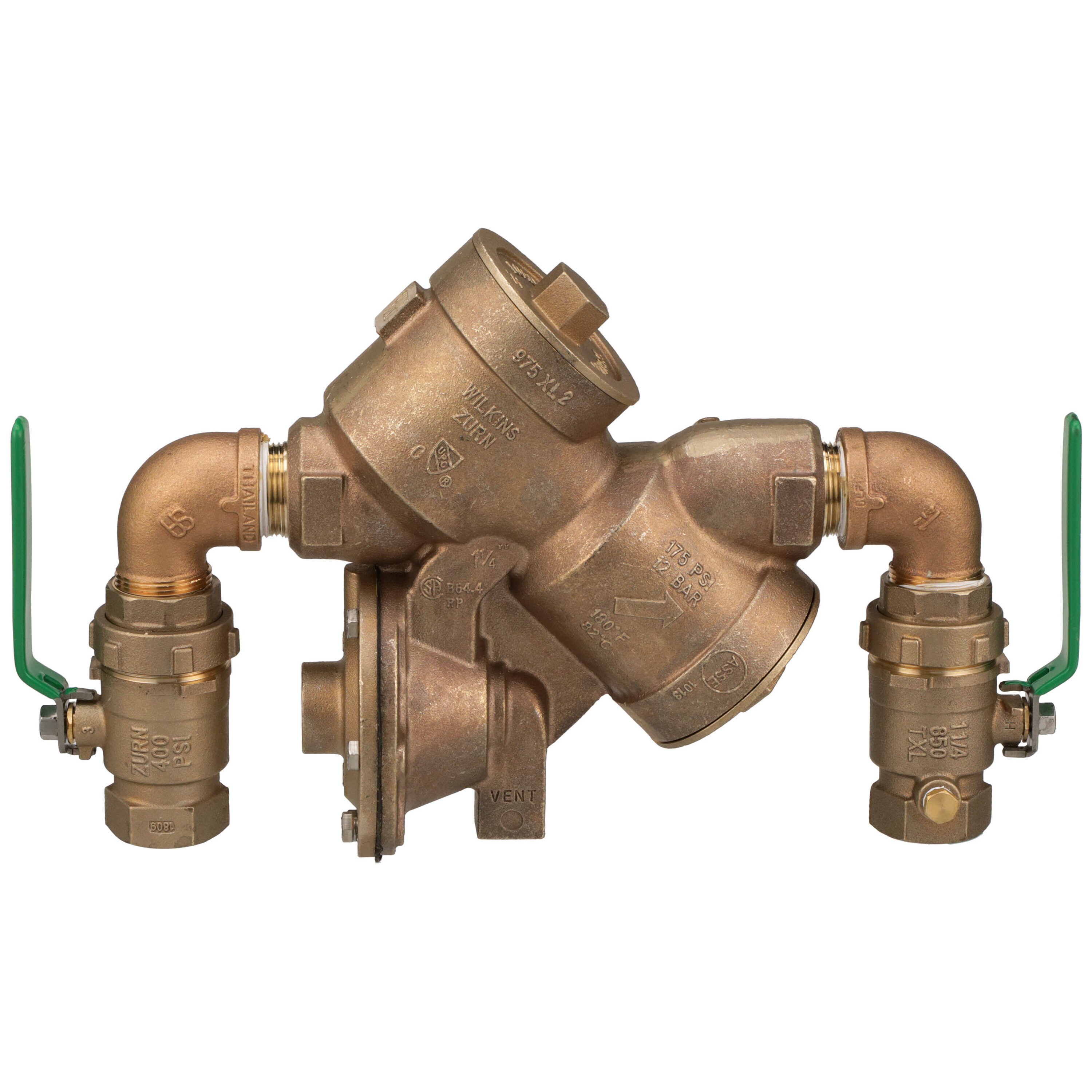 Zurn Wilkins 1-1/4-in Bronze FNPT Backflow Preventer in the Backflow ...