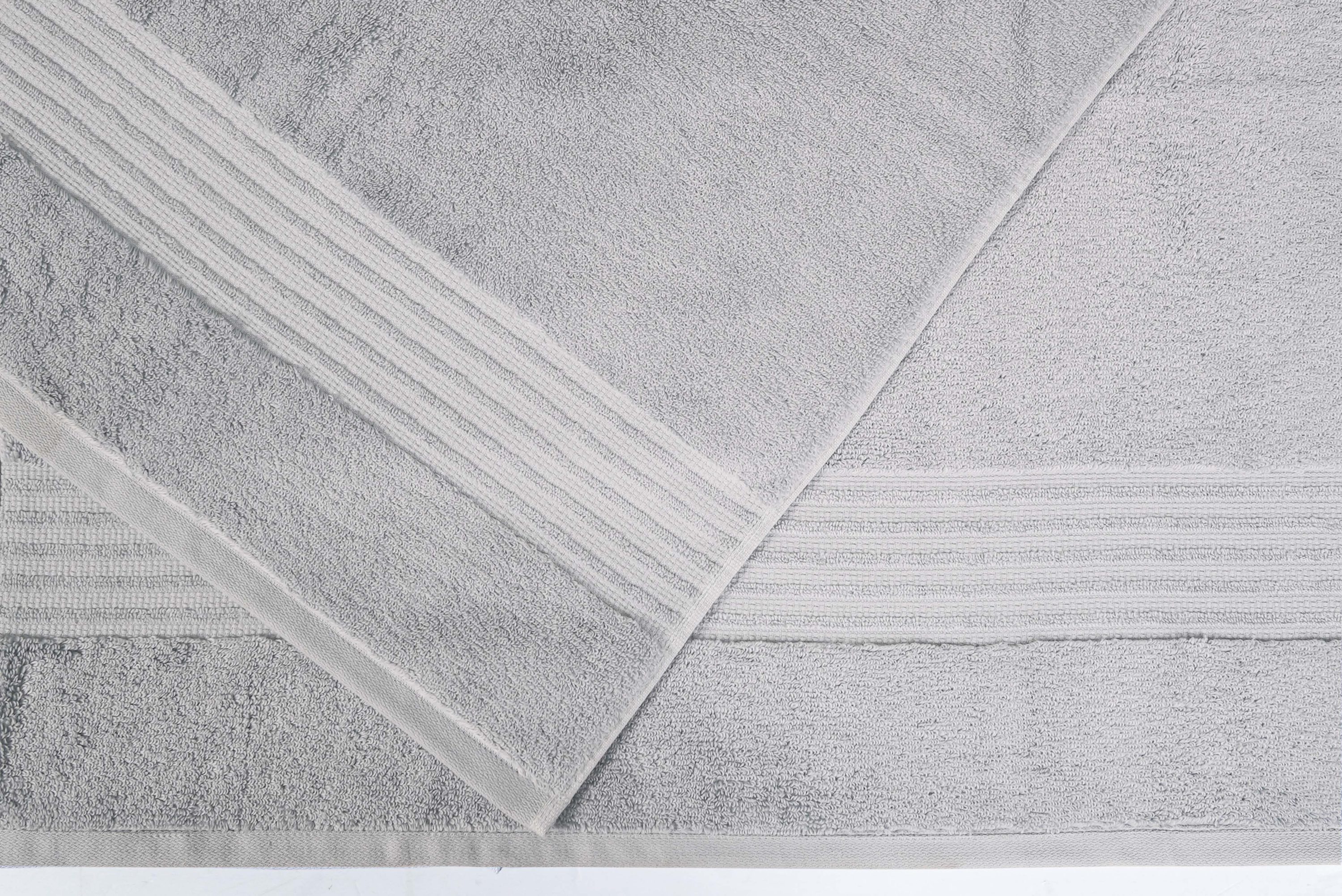 allen + roth Denim Cotton Quick Dry Bath Towel in the Bathroom