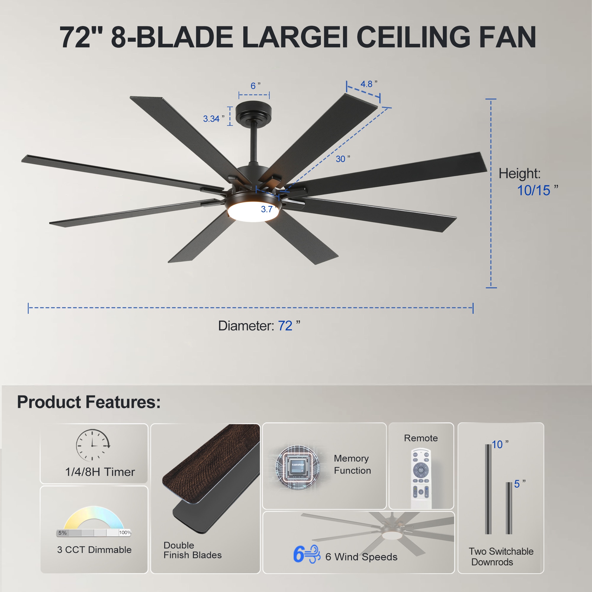 Cuschoice JAN-26-CF Ceiling-Fans - View #9