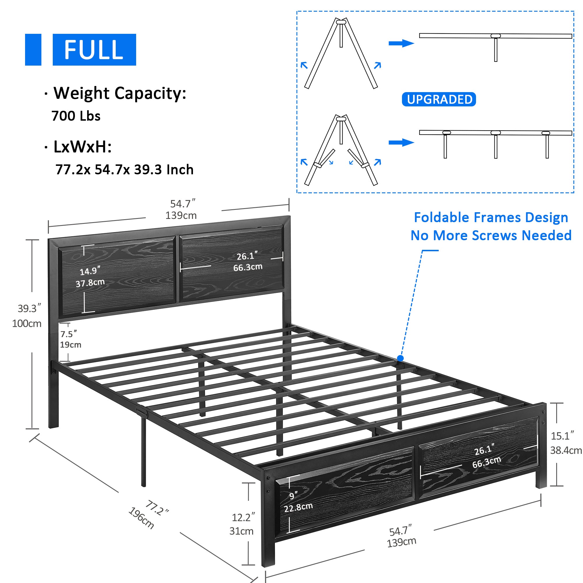 Vecelo LOE-BTJ-MBF04-BLK beds - View #3