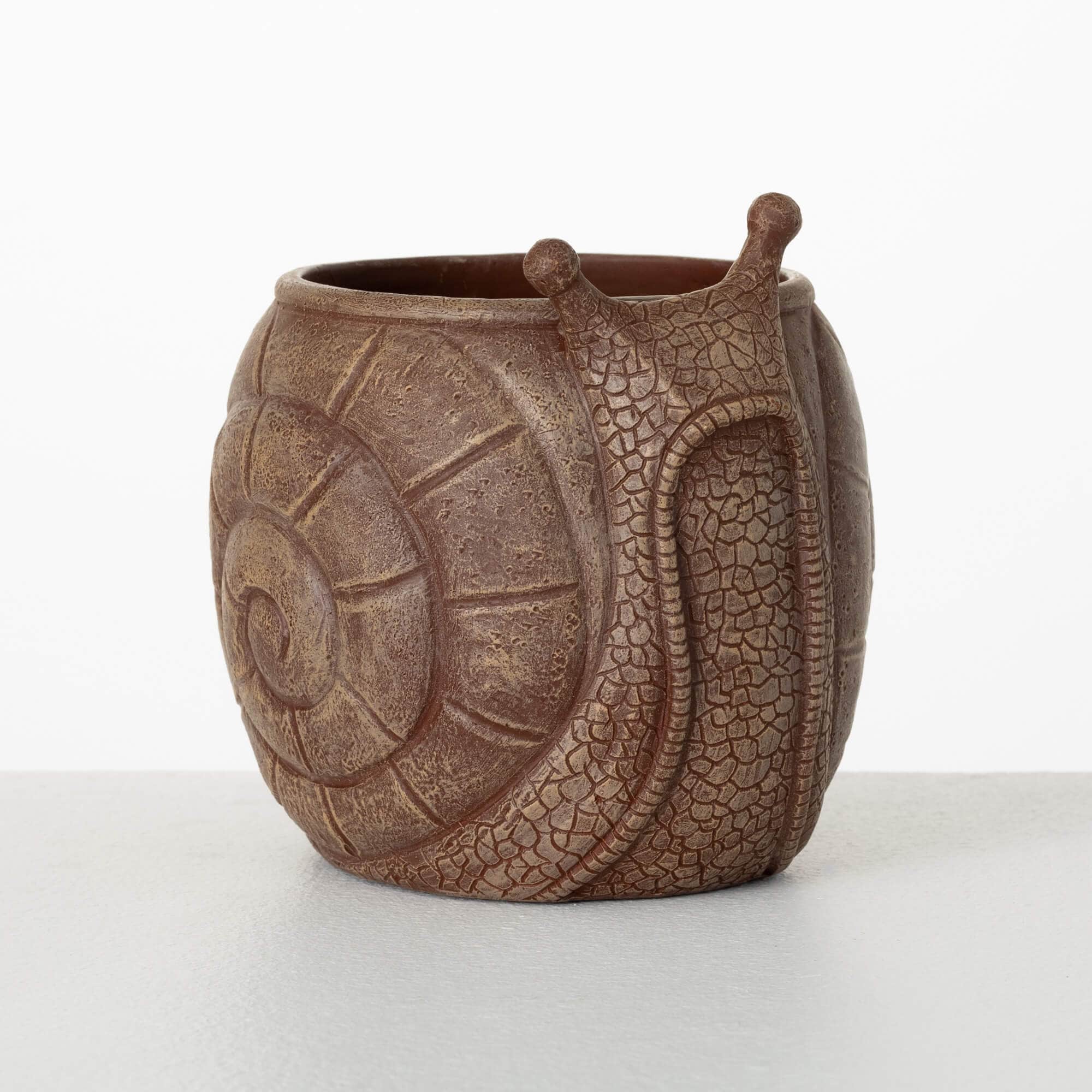 Sullivans PR2855 5.75-Inches W Small Brown Resin Indoor/Outdoor Planter