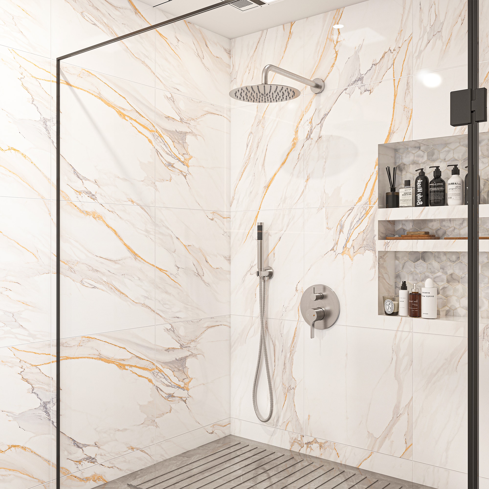 Clihome CL-026SS-SL Showerhead-Bar-Panels - View #8