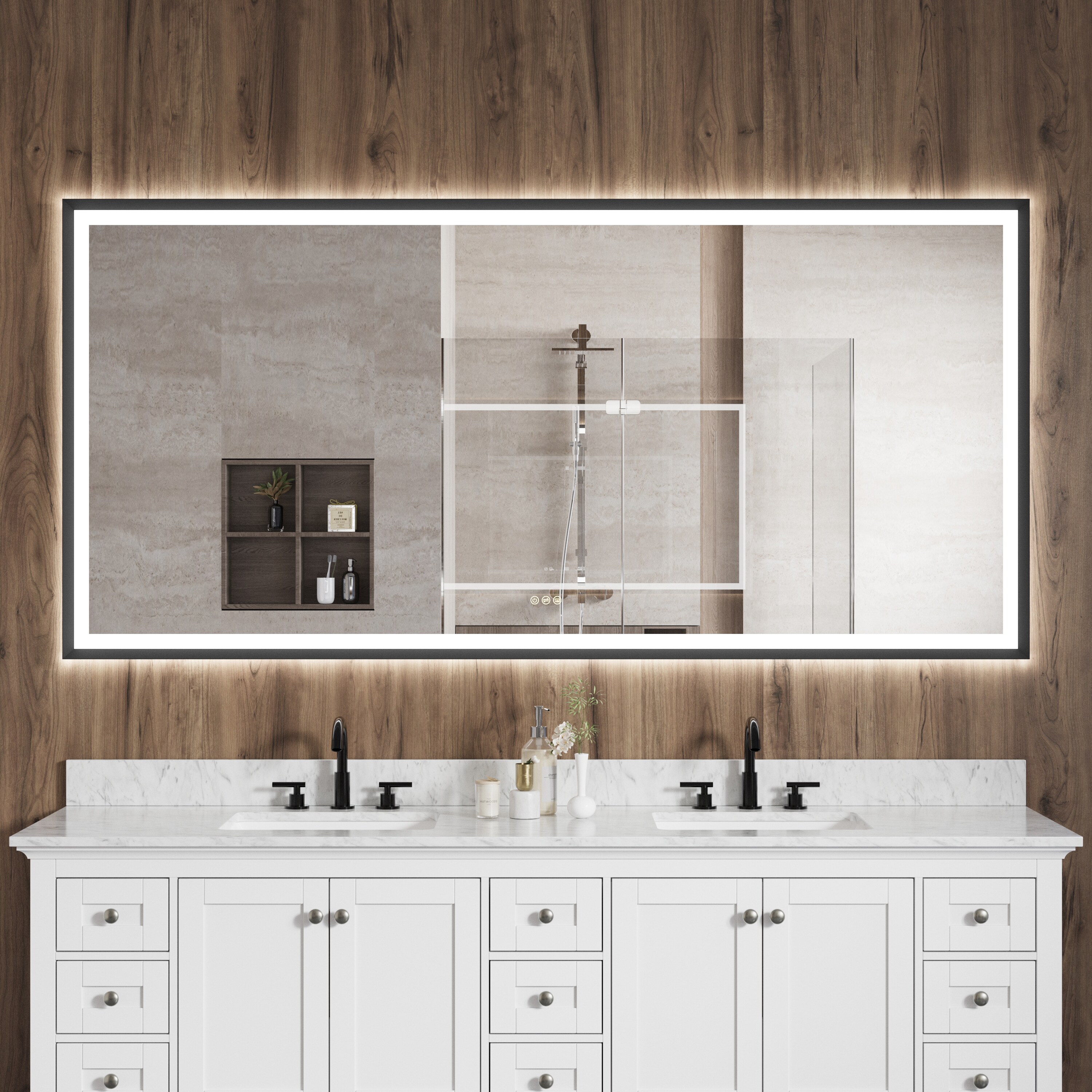 Forclover MRE-6F8440MB Framed-Bath-Mirrors - View #13