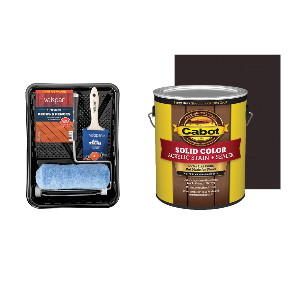 Cabot Cordovan Leather Semi-solid Exterior Wood Stain and Sealer (1-quart)  in the Exterior Stains department at