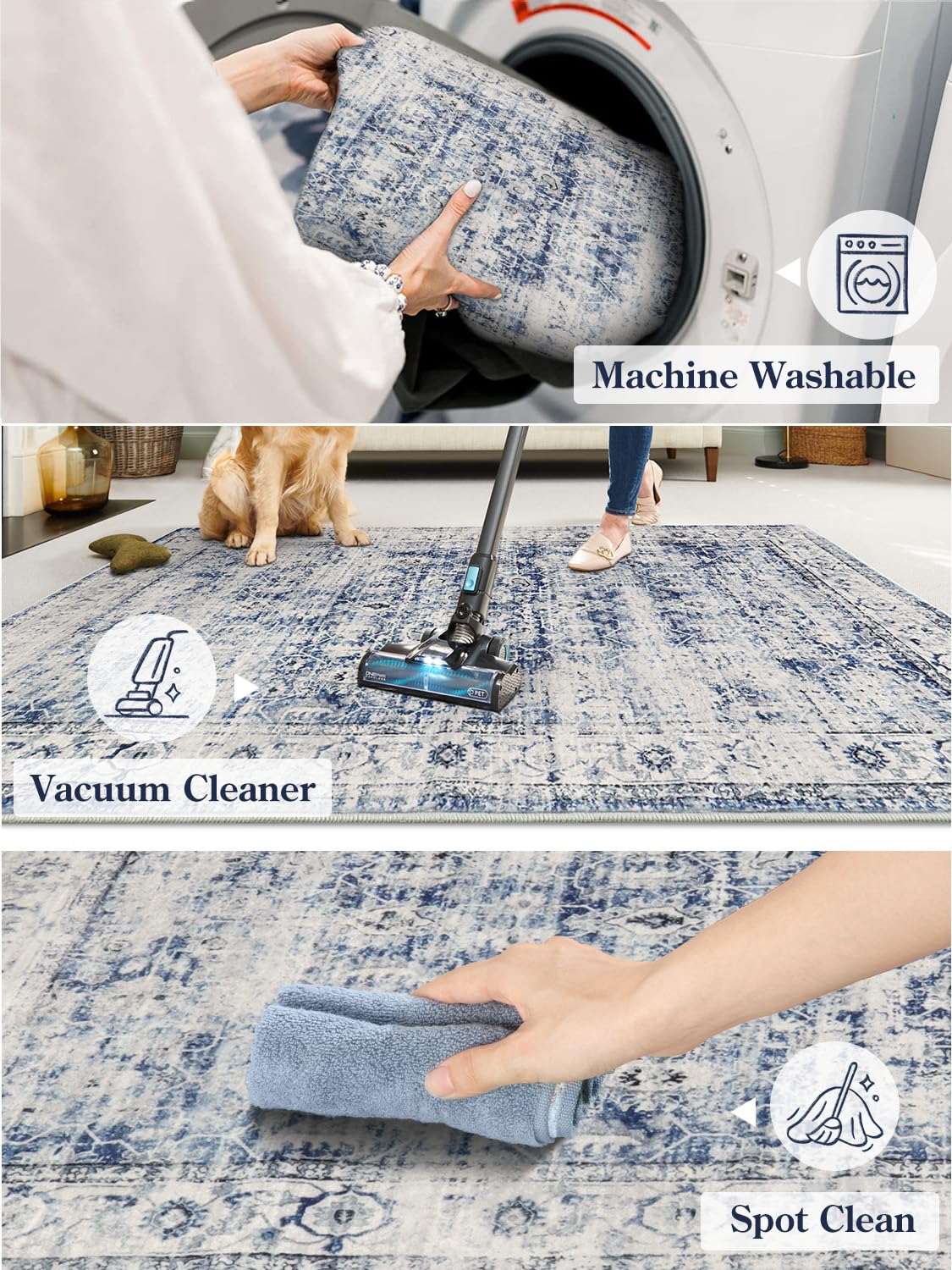Lahome AR-ZZR-006-BL3 rugs - View #10