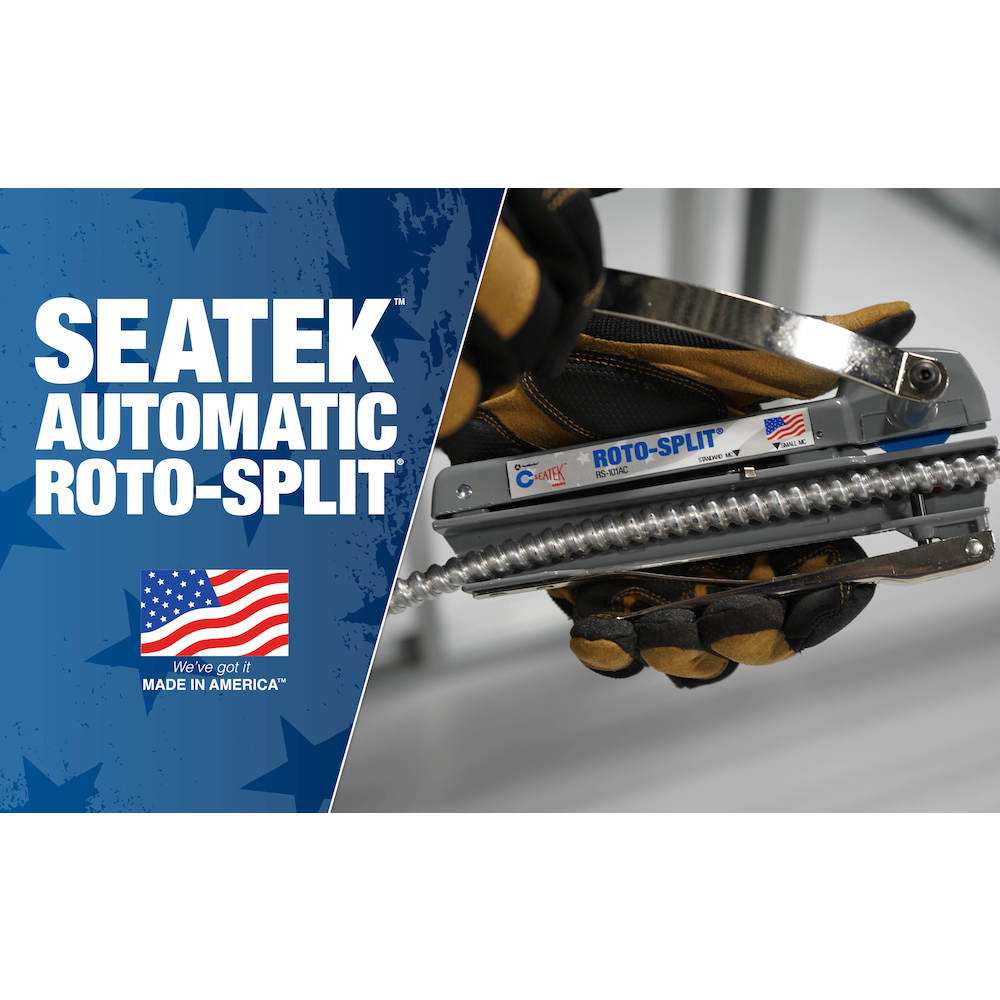Seatek American Made RS-101AC Automatic Roto-Split Electrician tool 