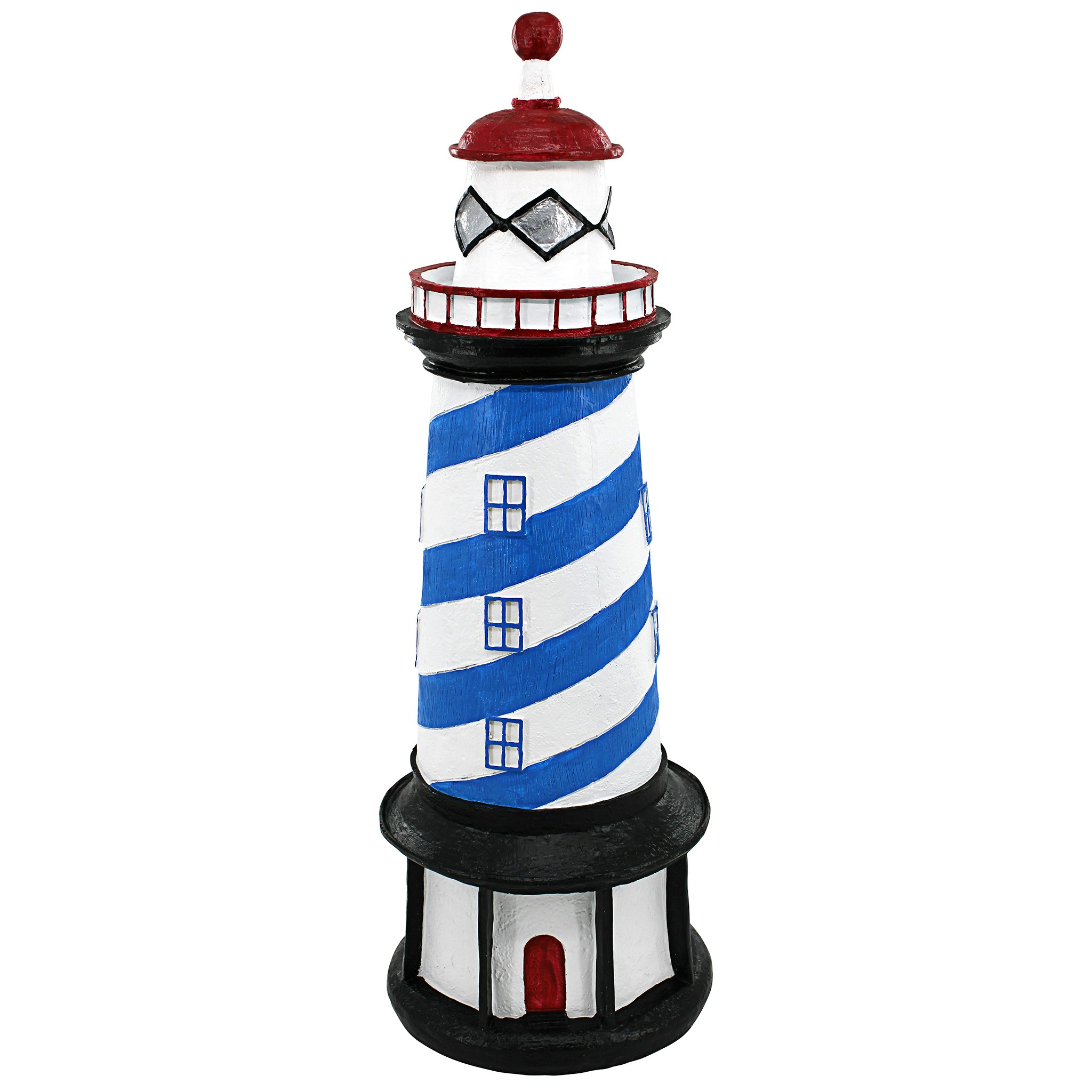 Design Toscano AL20501 23.5-in H x 8-in W Multiple colors/finishes Lighthouse Garden Statue