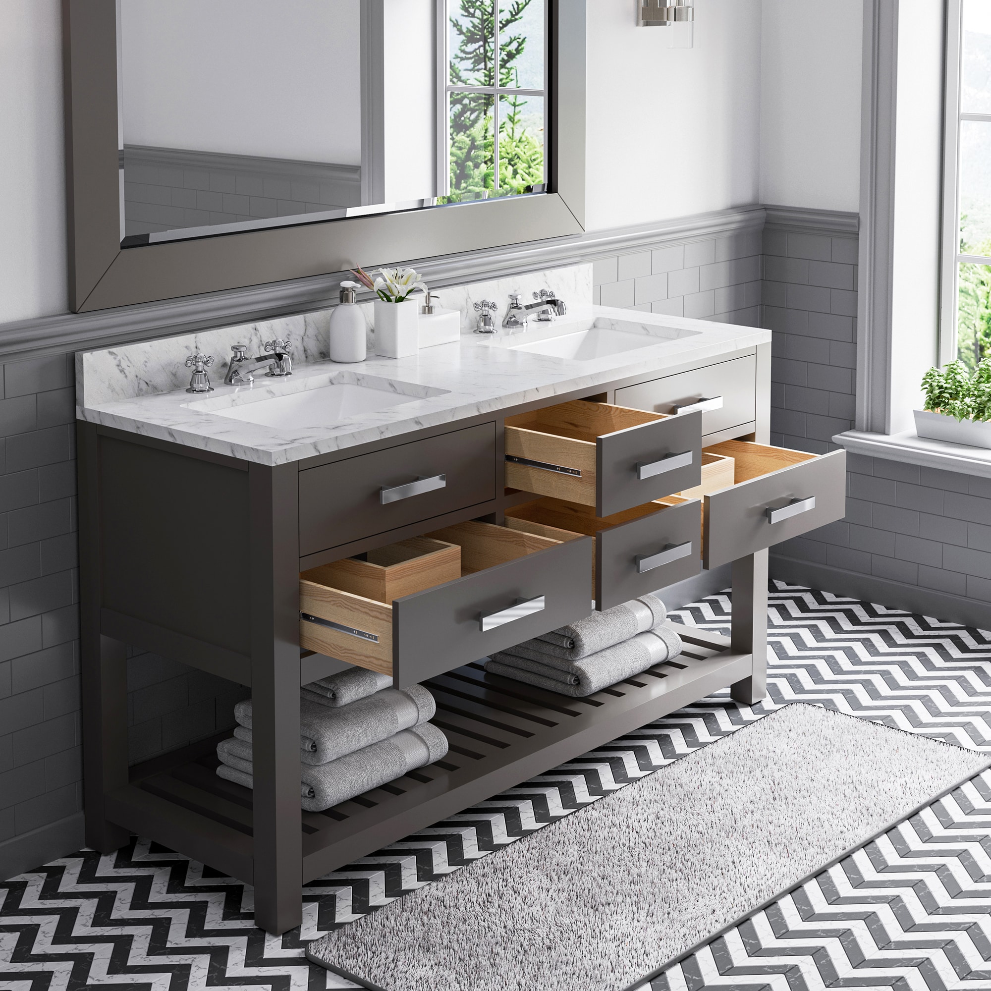 Water Creation MADALYN60GB Bath-Vanity-Combo - View #4