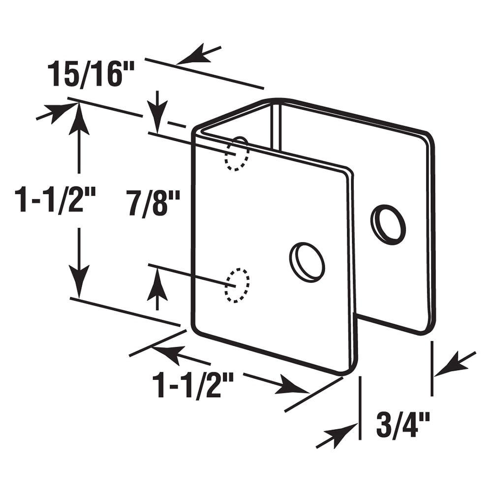 2 Inch Tall Brackets & Braces at Lowes.com