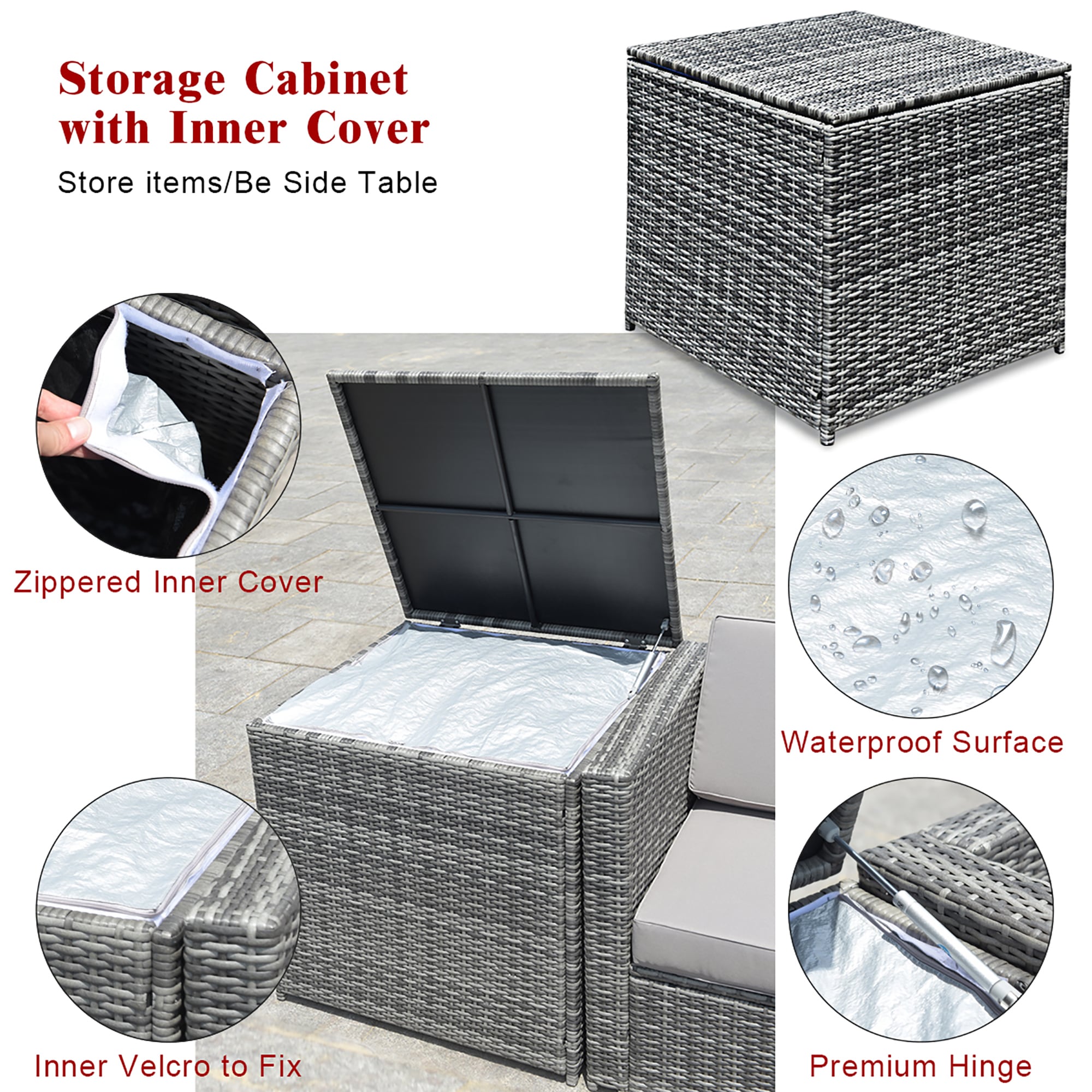 Costway LWS00155 Patio-Conversation-Sets - View #5