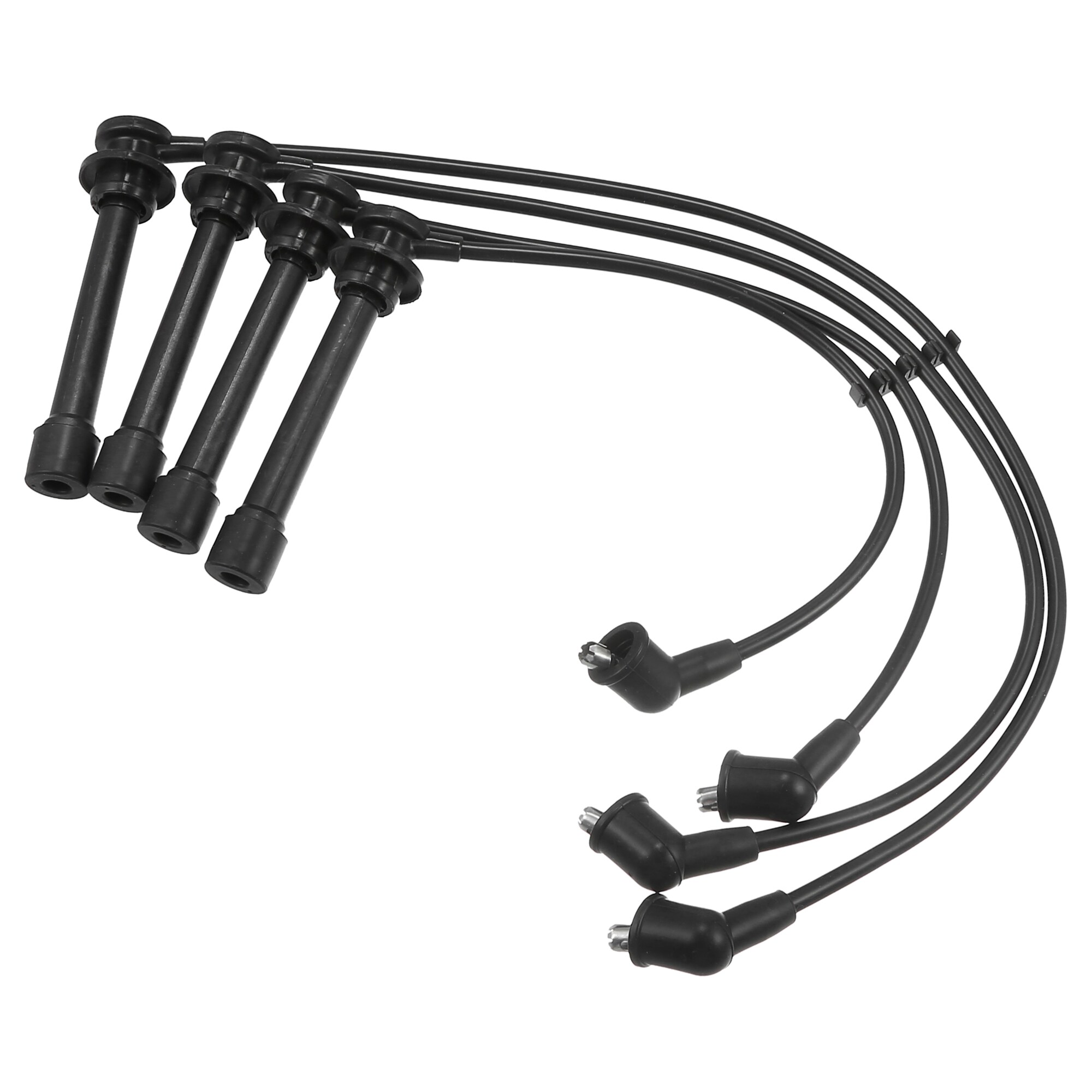 Unique Bargains Car Spark Plug Coil Wires Ignition Coil Harness Cable 6.5mm Fit for Nissan Frontier Xterra 2002-2004 L4 2.4L 224409Z060 - Pack of 4 #S26011400UX1639