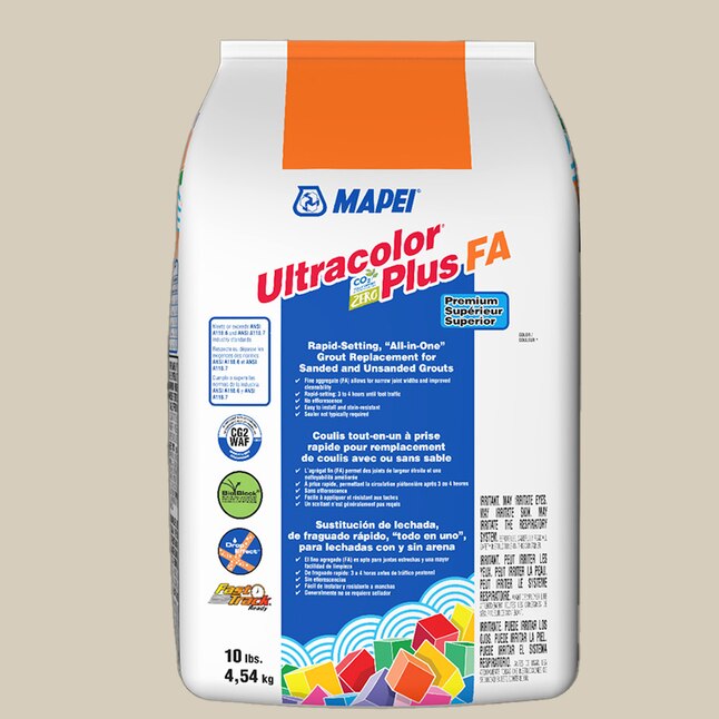 MAPEI Ultracolor Plus FA 10-lb Light Almond All-in-One Grout MAPEI Ultracolor Plus FA 10-lb Light Almond All-in-One Grout