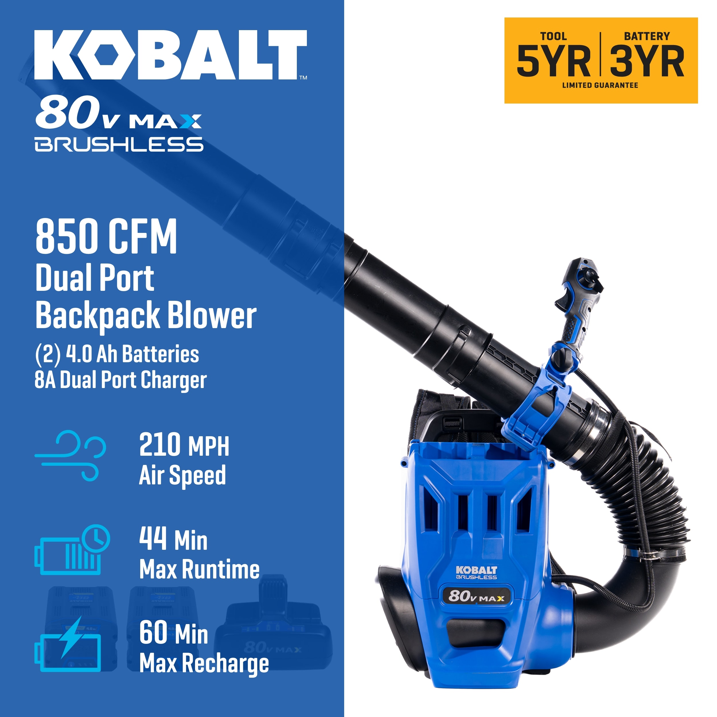 Kobalt KBB 4280D-06 Cordless-Electric-Blowers - View #2