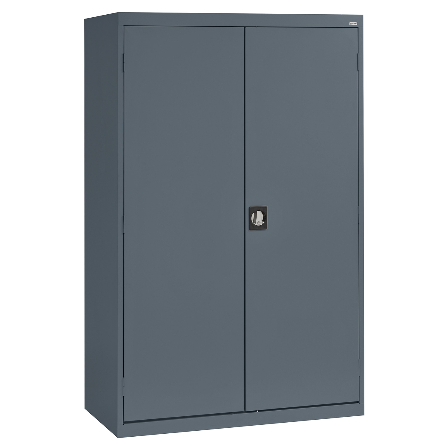 Steel Freestanding Garage Cabinet in Gray (46-in W x 72-in H x 24-in D) | - Sandusky EACR462472-02