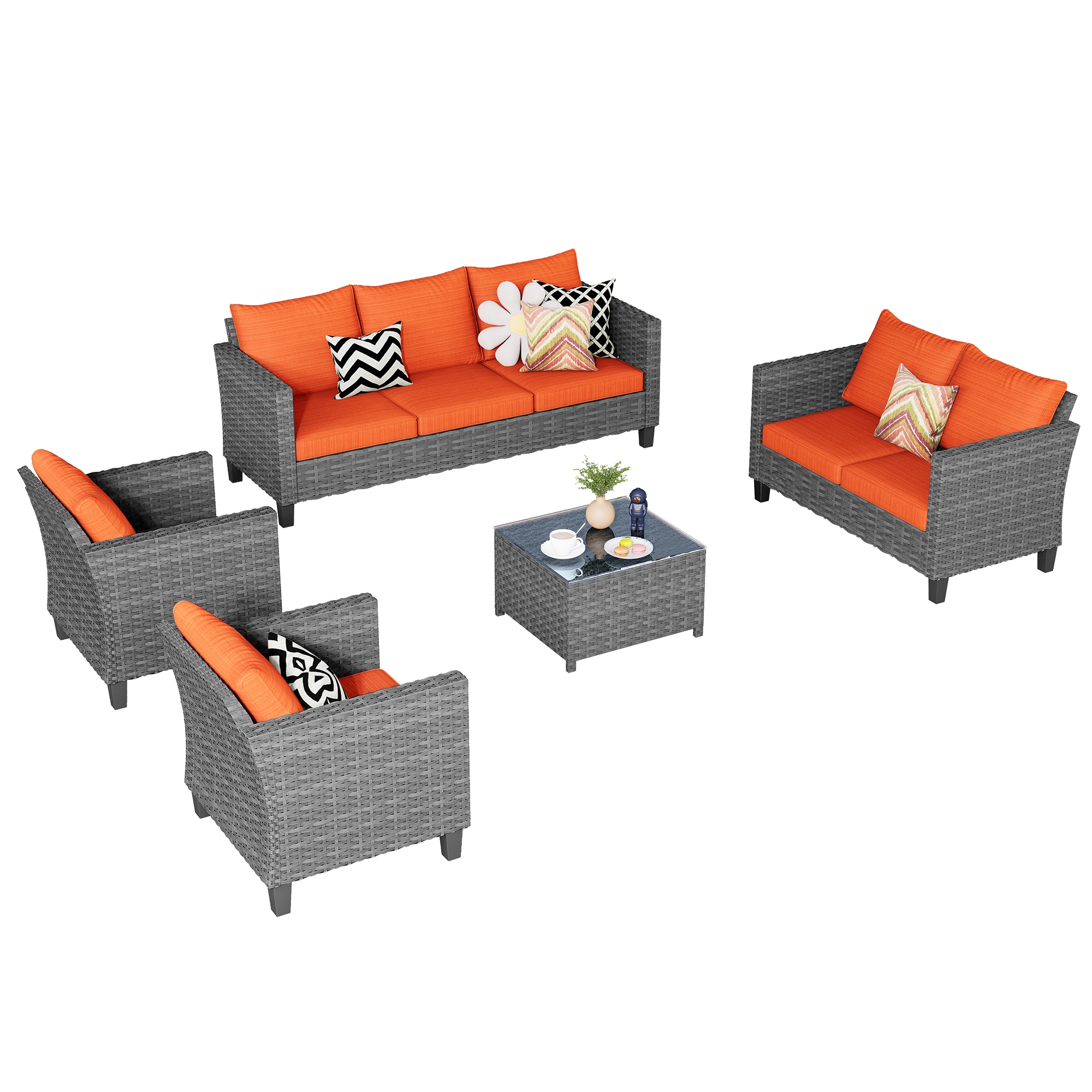XIZZI XSQL8153T Patio-Conversation-Sets - View #2
