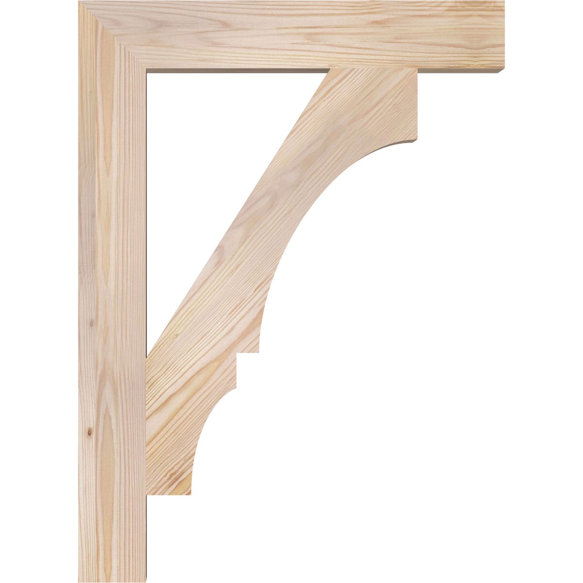 Ekena Millwork BKT04X22X30BOA05SDF Exterior-Brackets-Braces - View #3