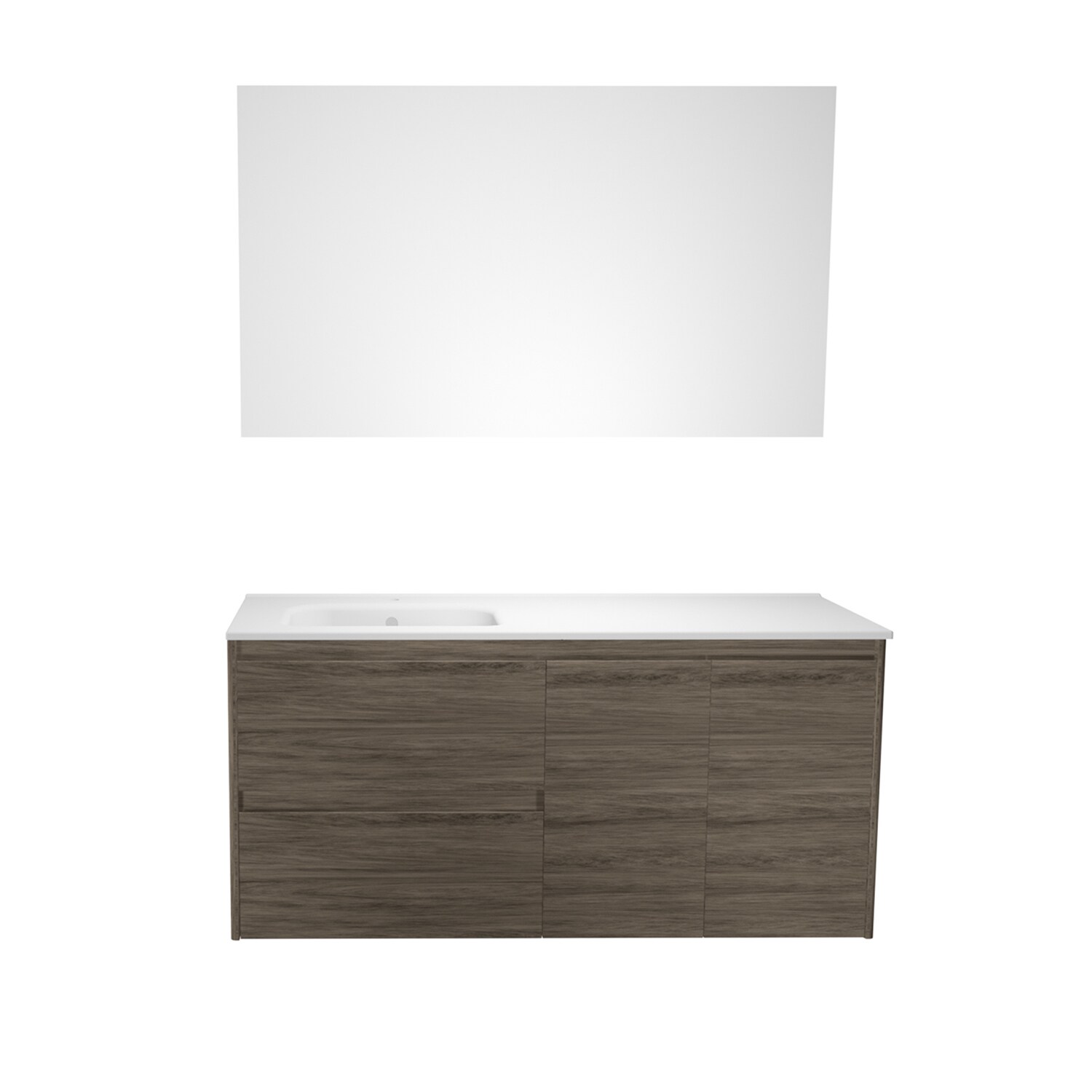 WS Bath Collections AMBRA 120L PACK 1 SA Bath-Vanity-Combo - View #5