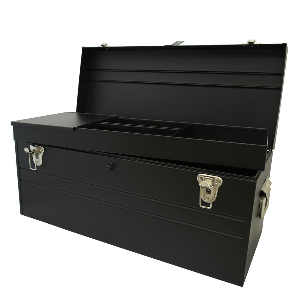 URREA 24.8-in Black Steel Lockable Tool Box