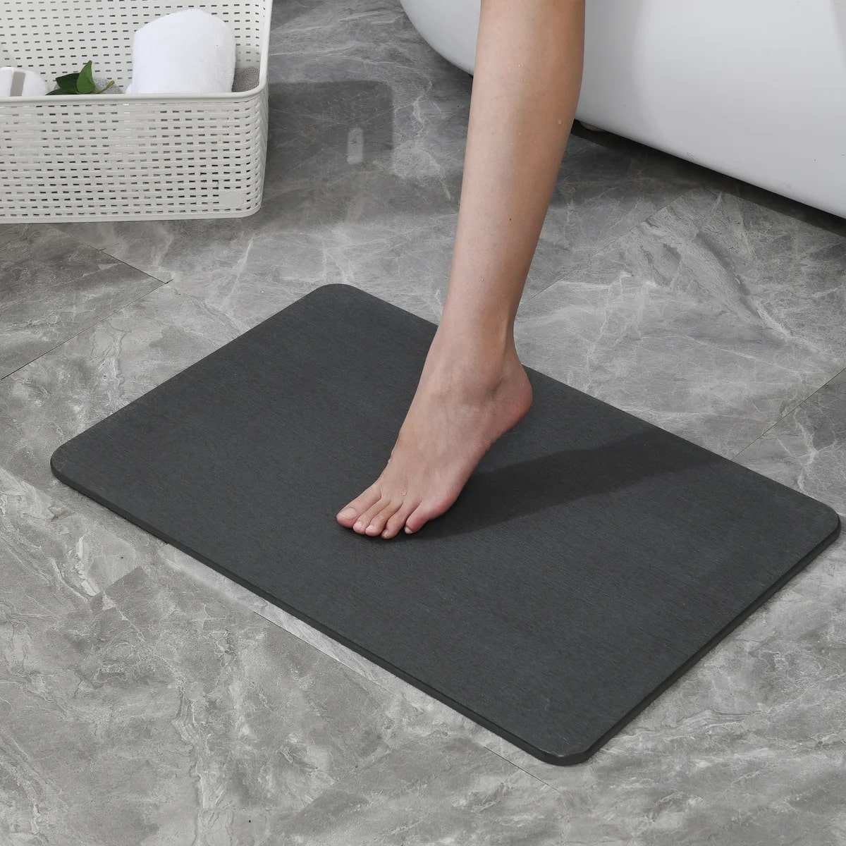 J&V TEXTILES 8521-BK Bath-Rugs - View #2