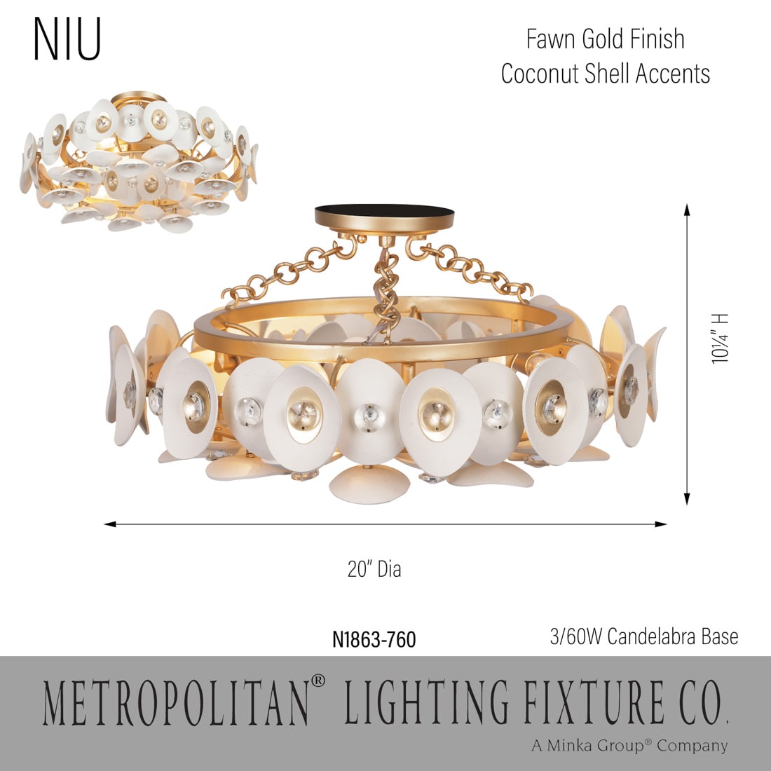 Metropolitan N1863-760 flushmounts - View #7