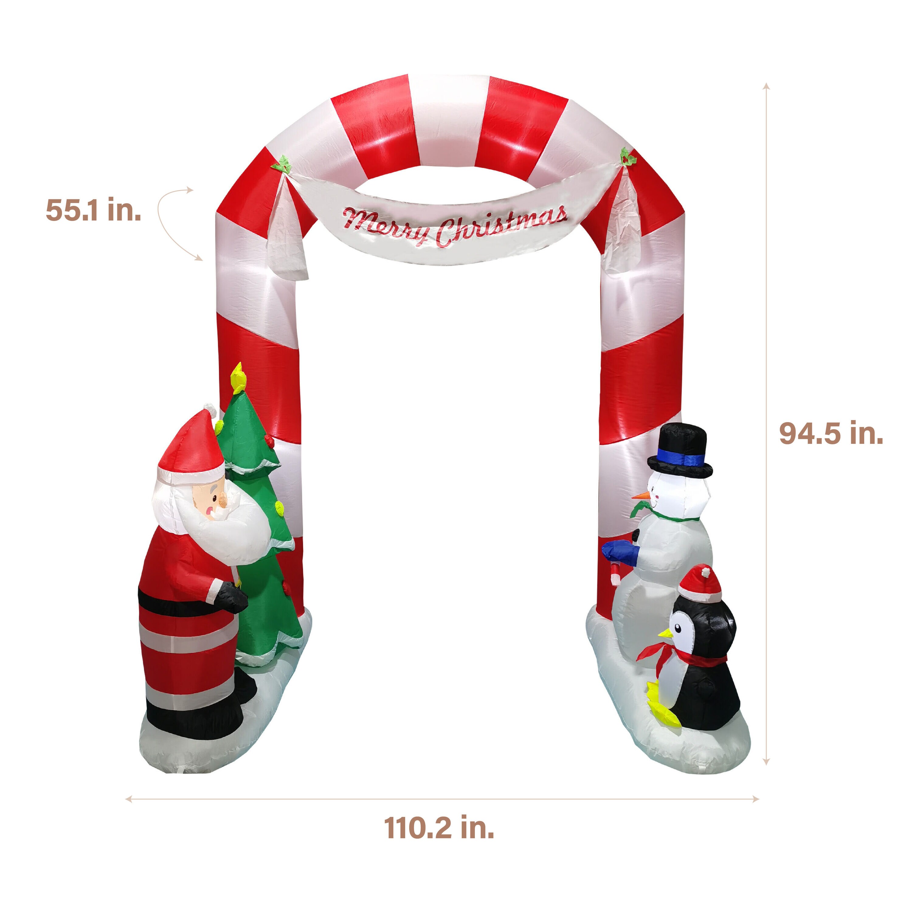 Fraser Hill Farm FHFARCHWY083-L Christmas-Inflatables - View #5