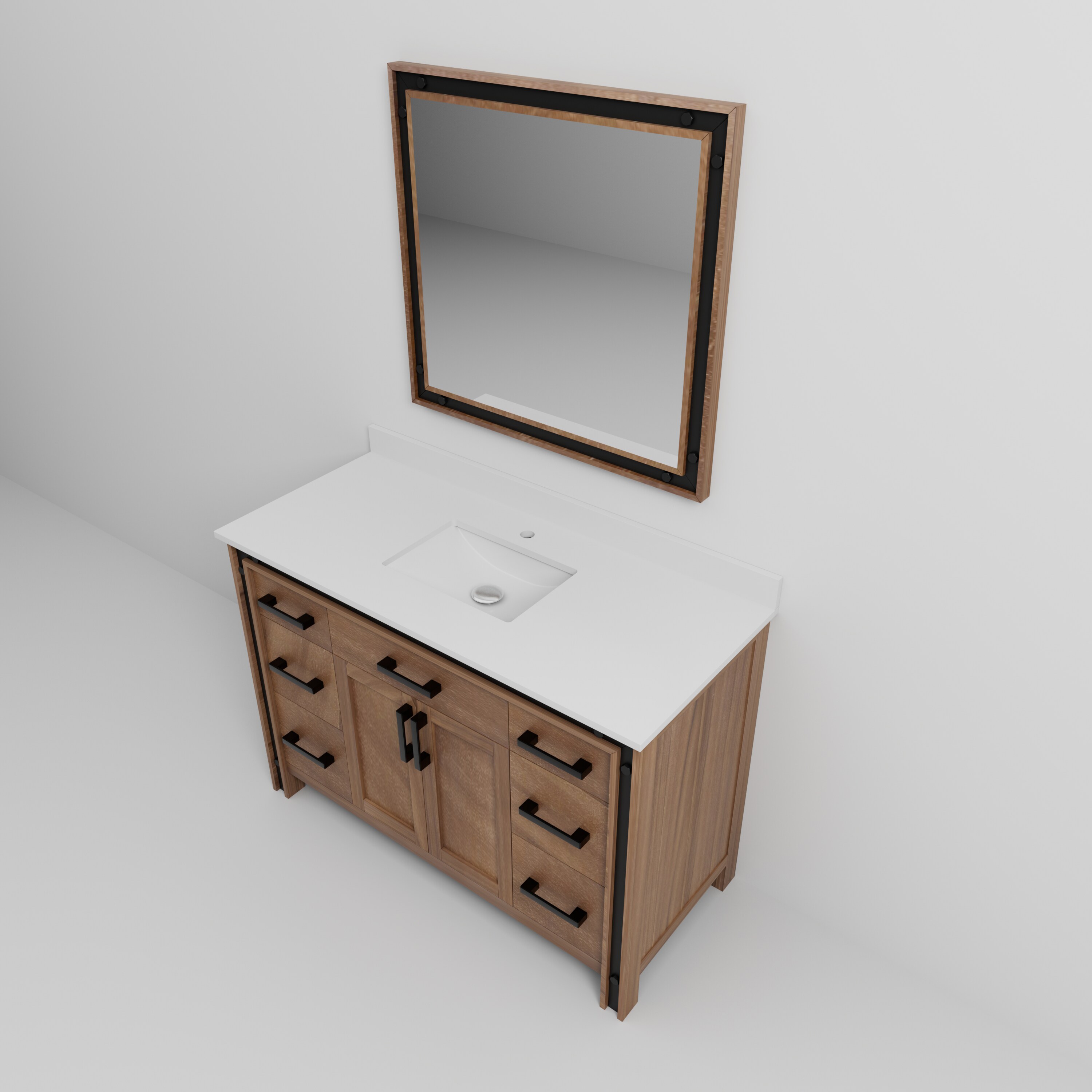 Lexora LZV352248SNJSM34 Bath-Vanity-Combo - View #10