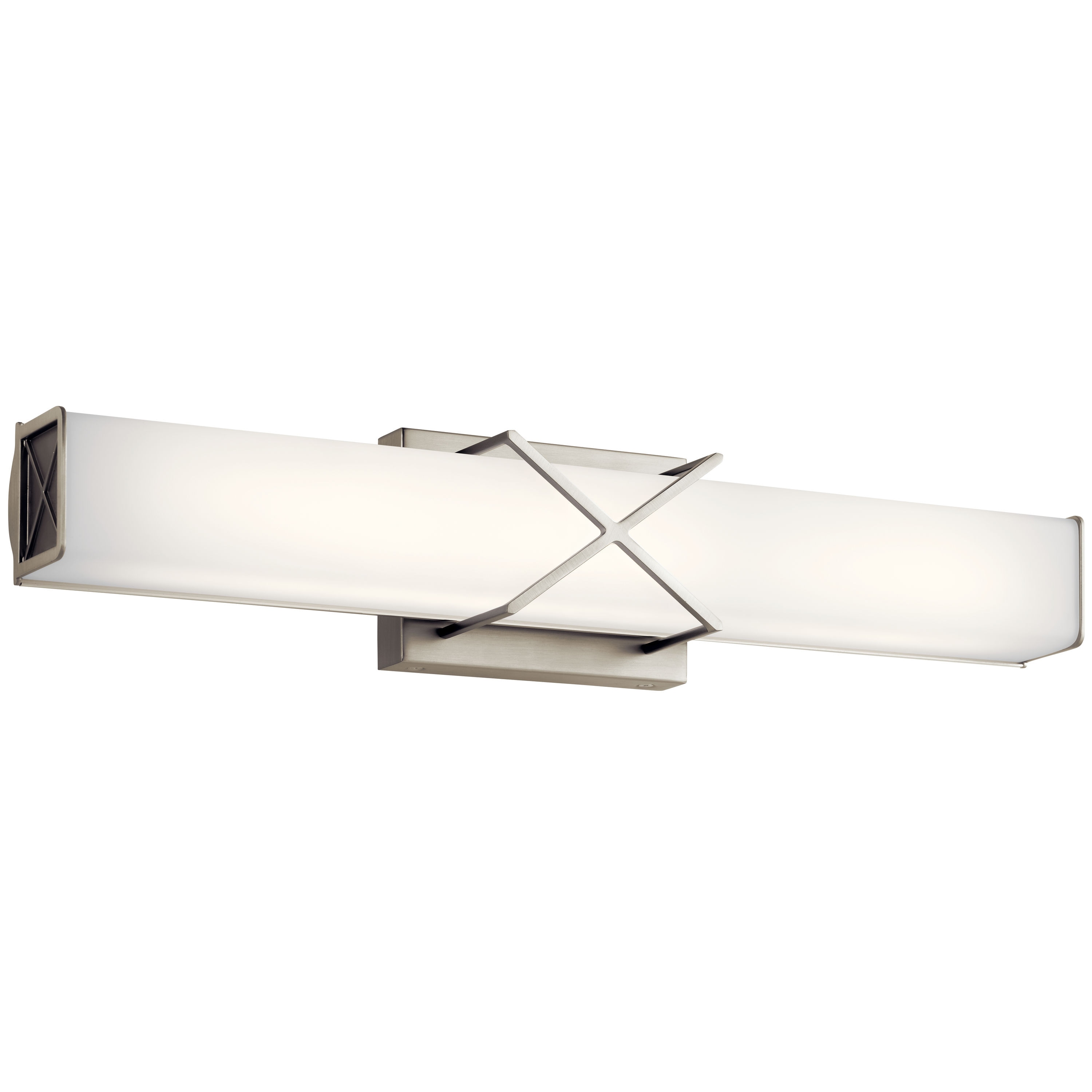 Kichler 45657NILED Trinsic 22-in 1 -Light Brushed Nickel Integrated LED Modern/contemporary Vanity light bar