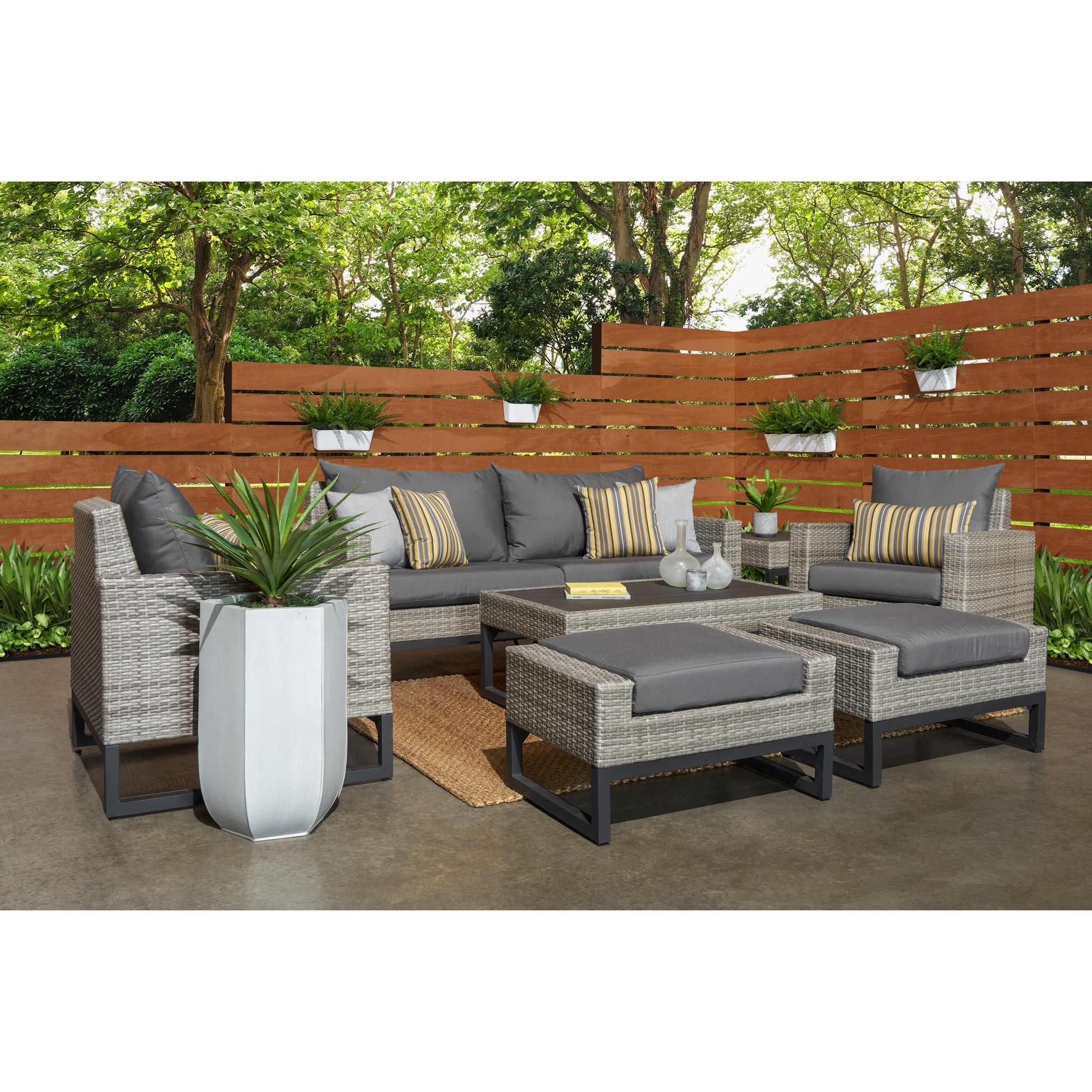 RST Brands OP-PESS7-MILO-G-CHRK Patio-Conversation-Sets - View #9