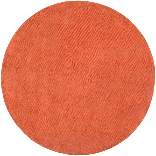 Surya Mystique 10 X Wool Burnt, Burnt Orange Round Rugs