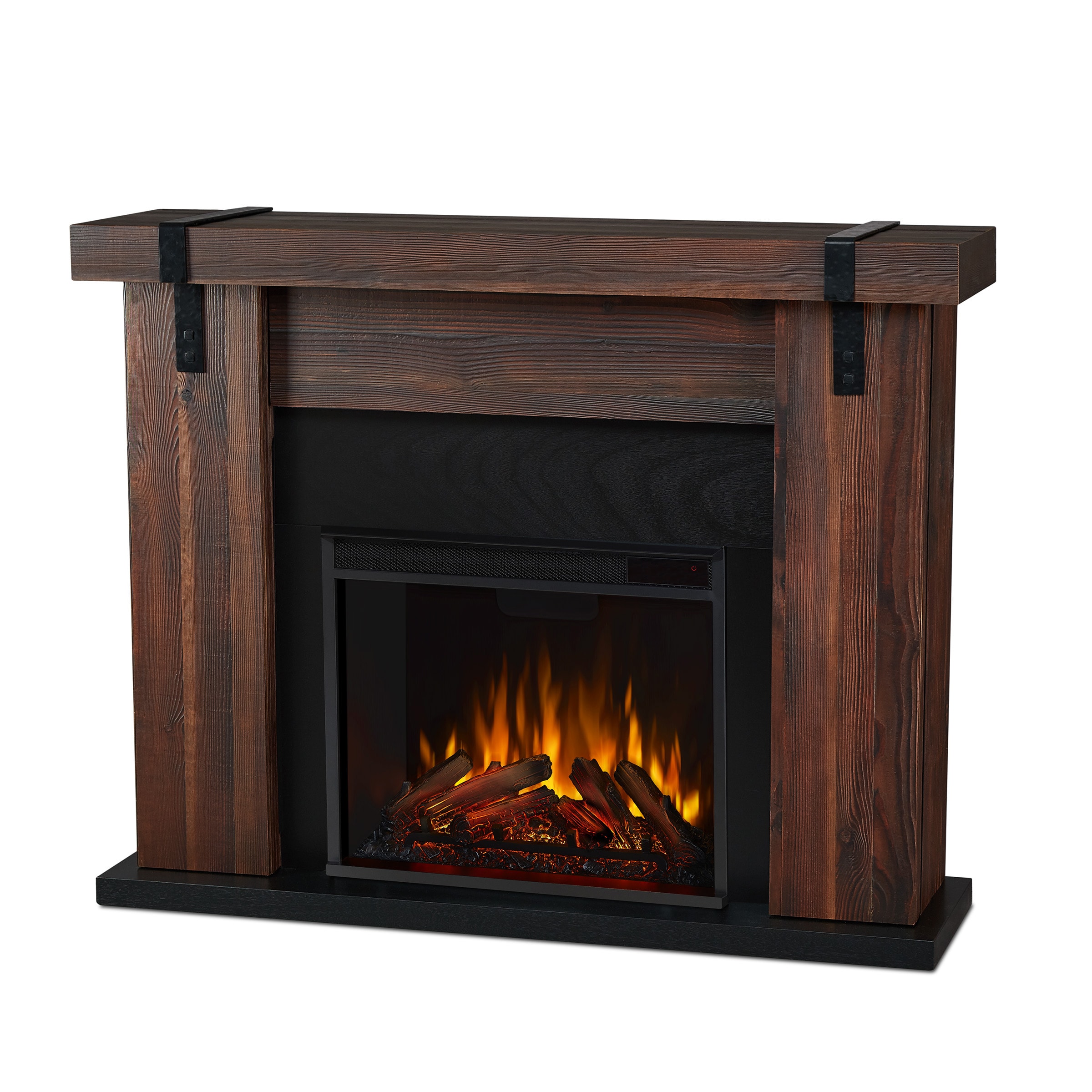 Real Flame 48.5-in W Chestnut Barnwood Fan-forced Electric Fireplace 9220E-CHBW Sansujyuku sansujyuku.com