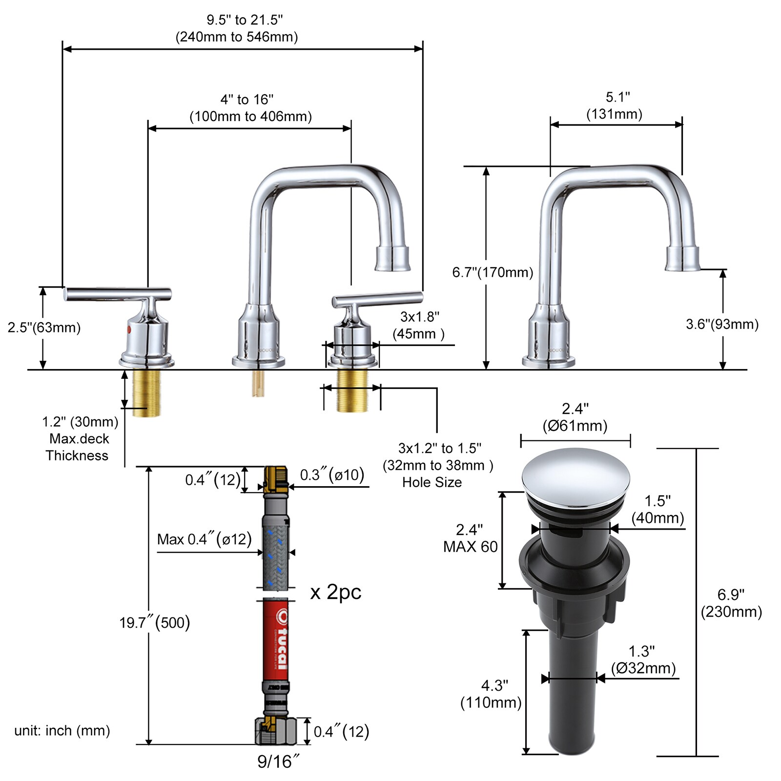 wowow-chrome-widespread-2-handle-bathroom-sink-faucet-with-drain-in-the