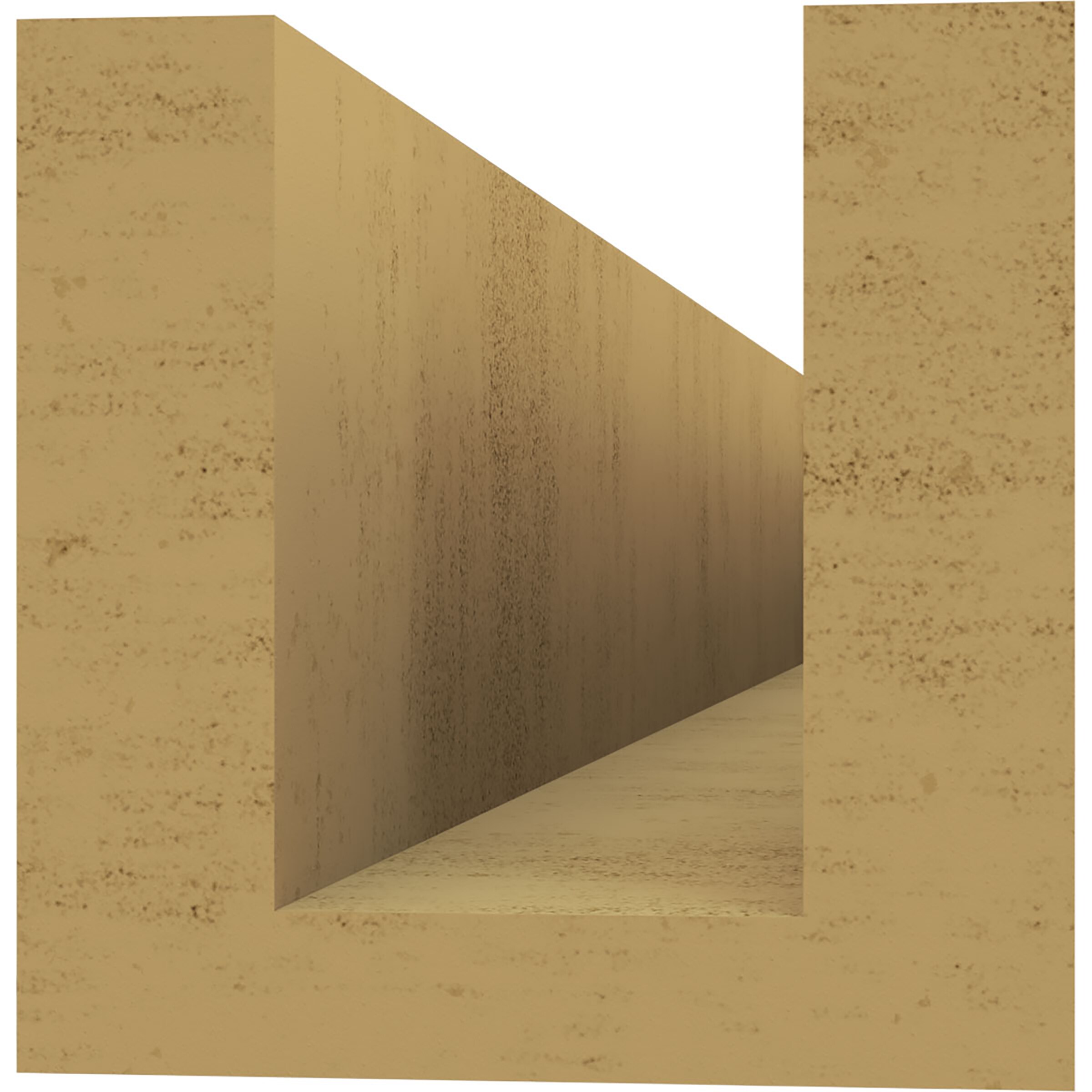 Ekena Millwork RFTU04X04X24BLKRCPR Exterior-Brackets-Braces - View #4