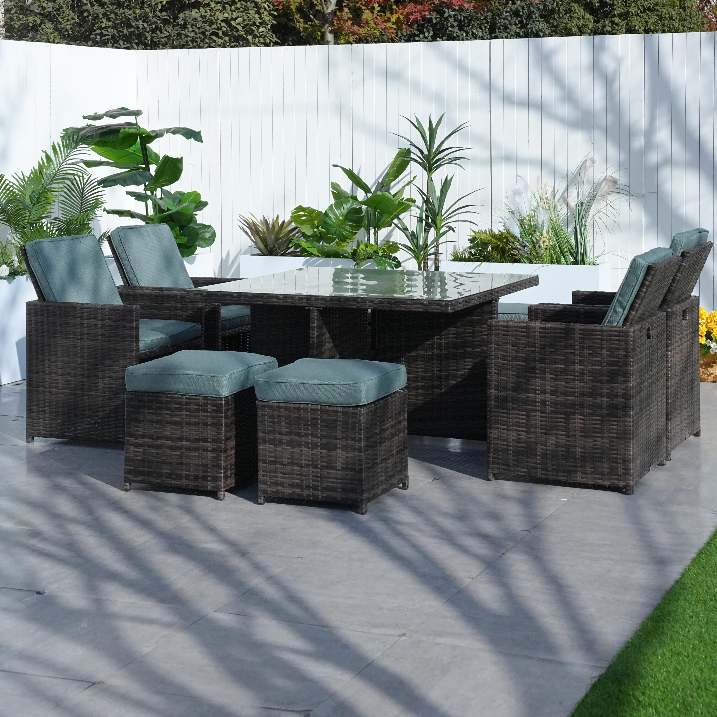 Direct Wicker DWD-3234BR-CE Patio-Dining-Sets - View #6