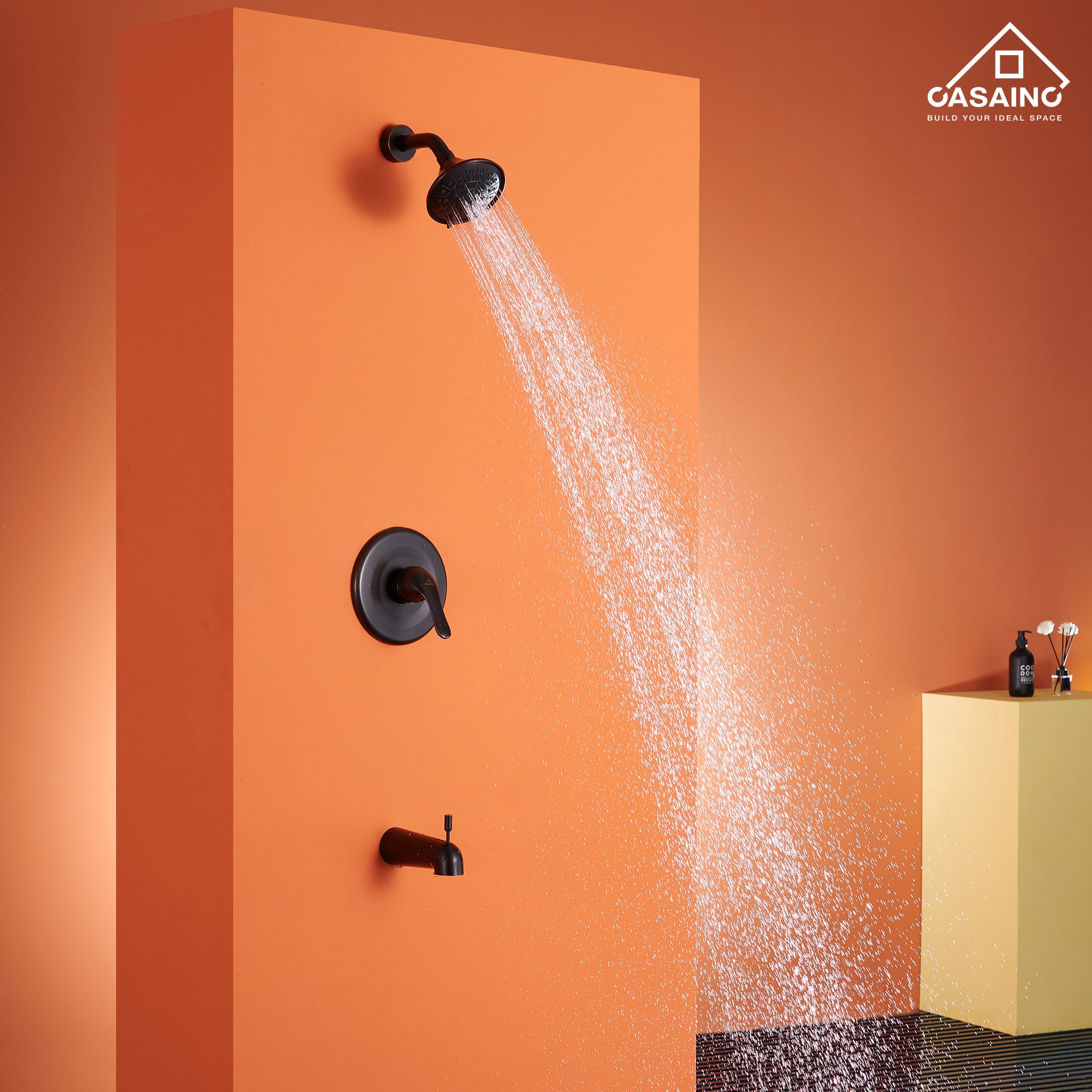 CASAINC HM-B202-SQ-ORB Tub-Shower-Faucets - View #4