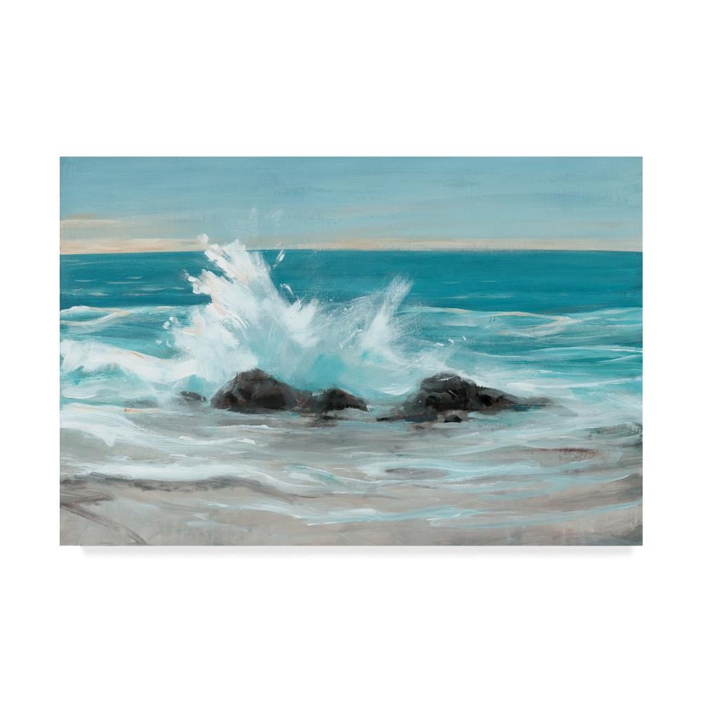 Trademark Fine Art WAG00261-C2232GG Framed 22-in H x 32-in W Landscape Print on Canvas
