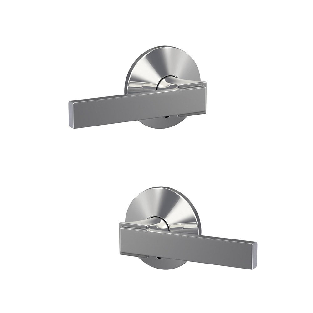 Schlage FC172 NBK 625 KIN Custom Northbrook - Kinsler Bright Chrome Interior Hall/Closet Dummy Door Handle