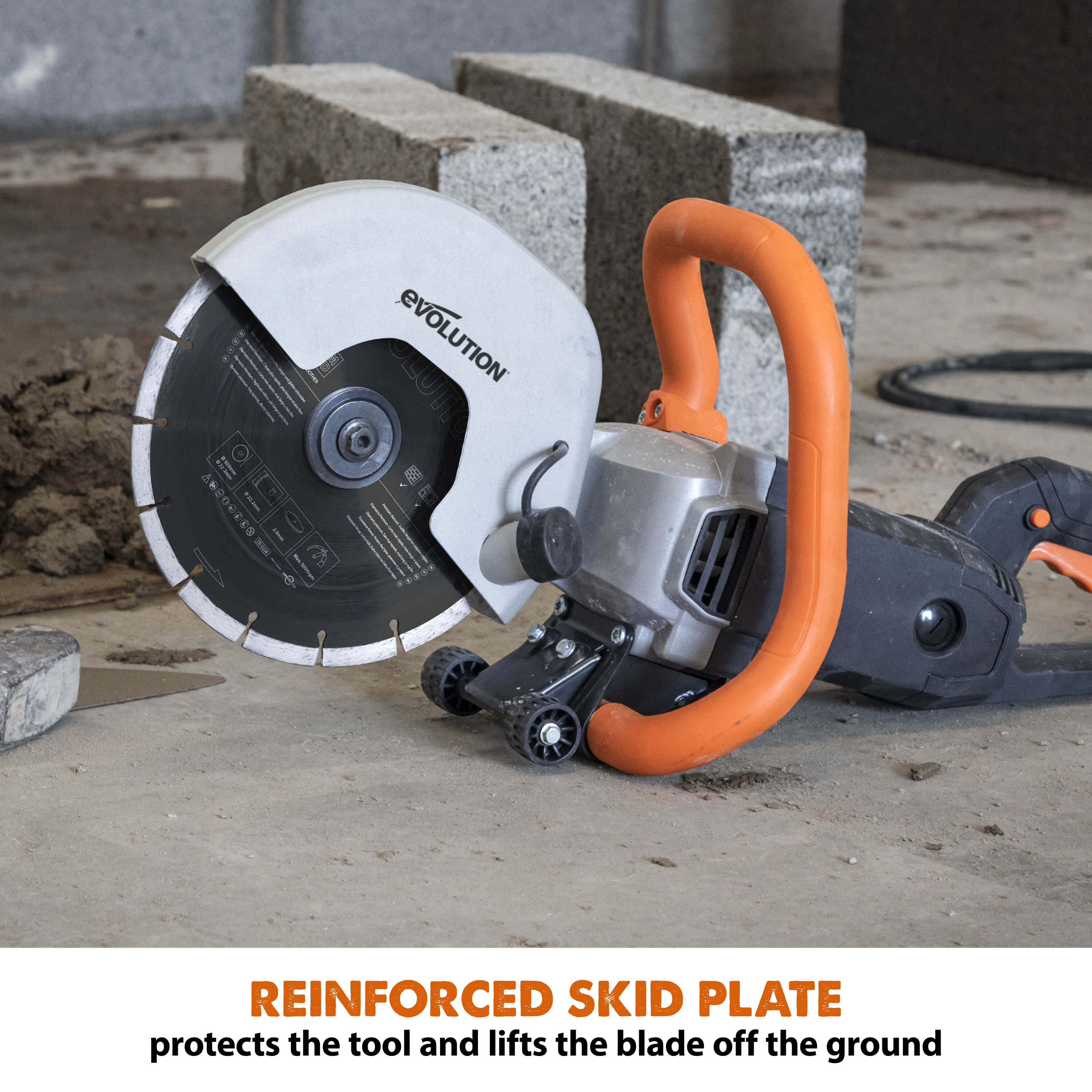Evolution R230DCT 9-in Corded Concrete Saw in the Concrete Saws department  at