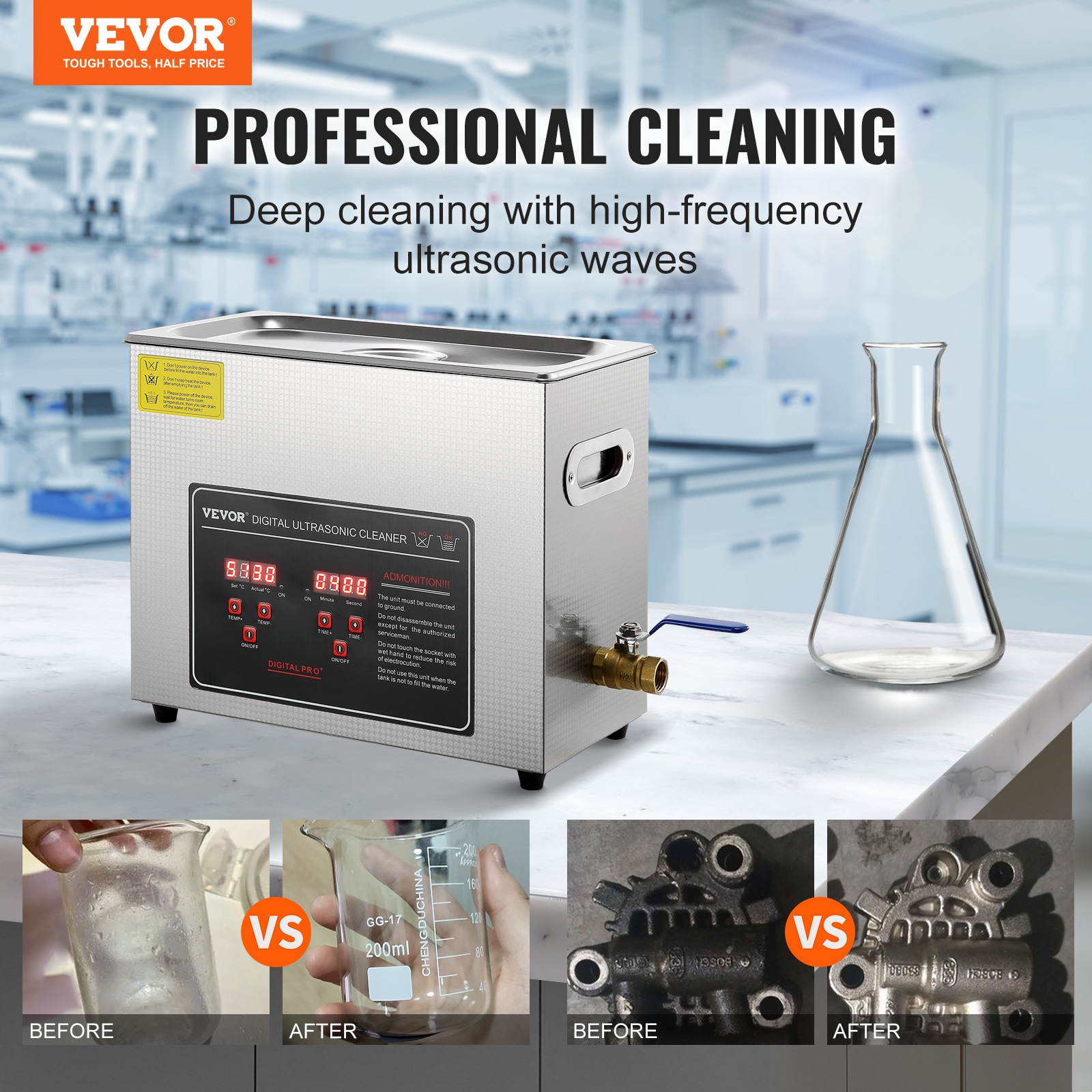 VEVOR SXCSBQXJ6L00KPIORV1 Steam-Cleaners - View #3