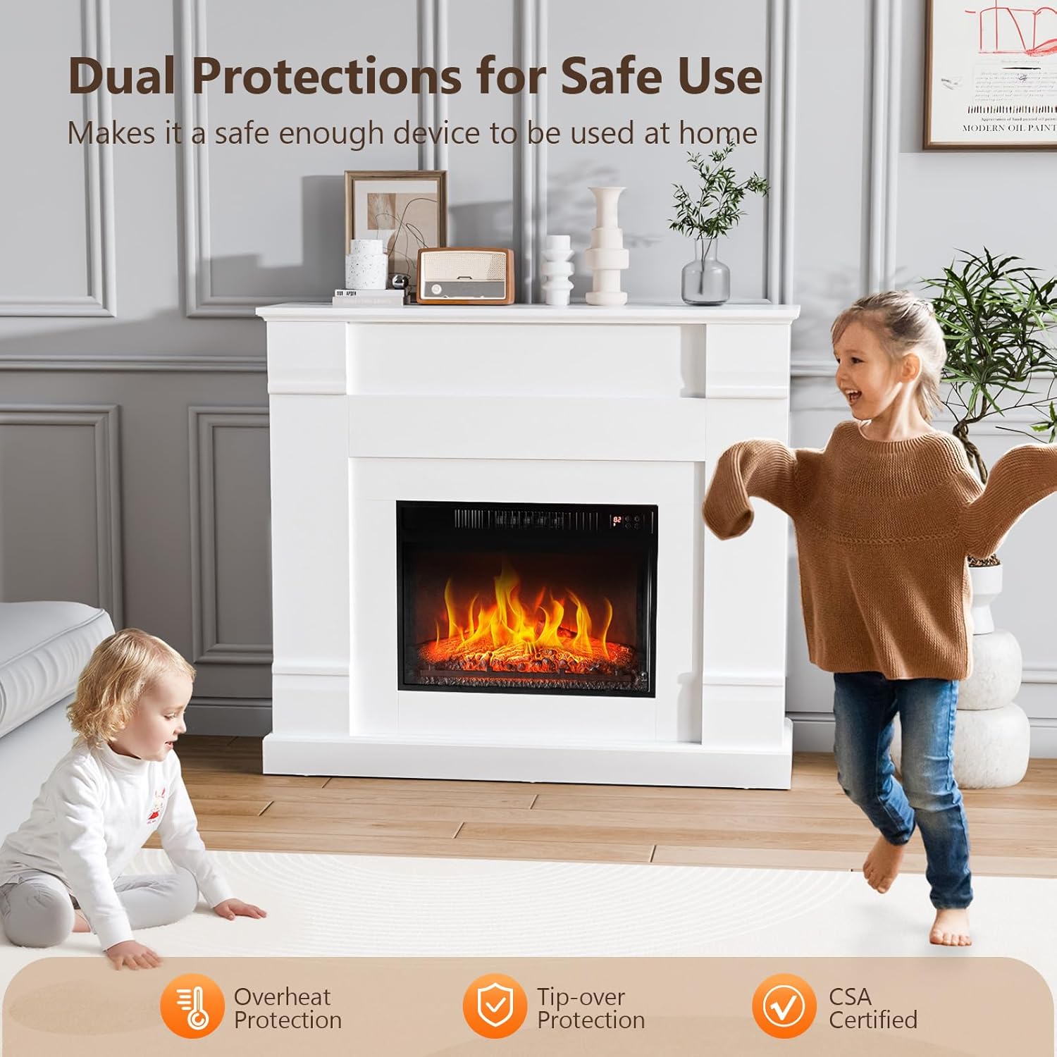ROVSUN LO1G46001213 Electric-Fireplaces - View #5
