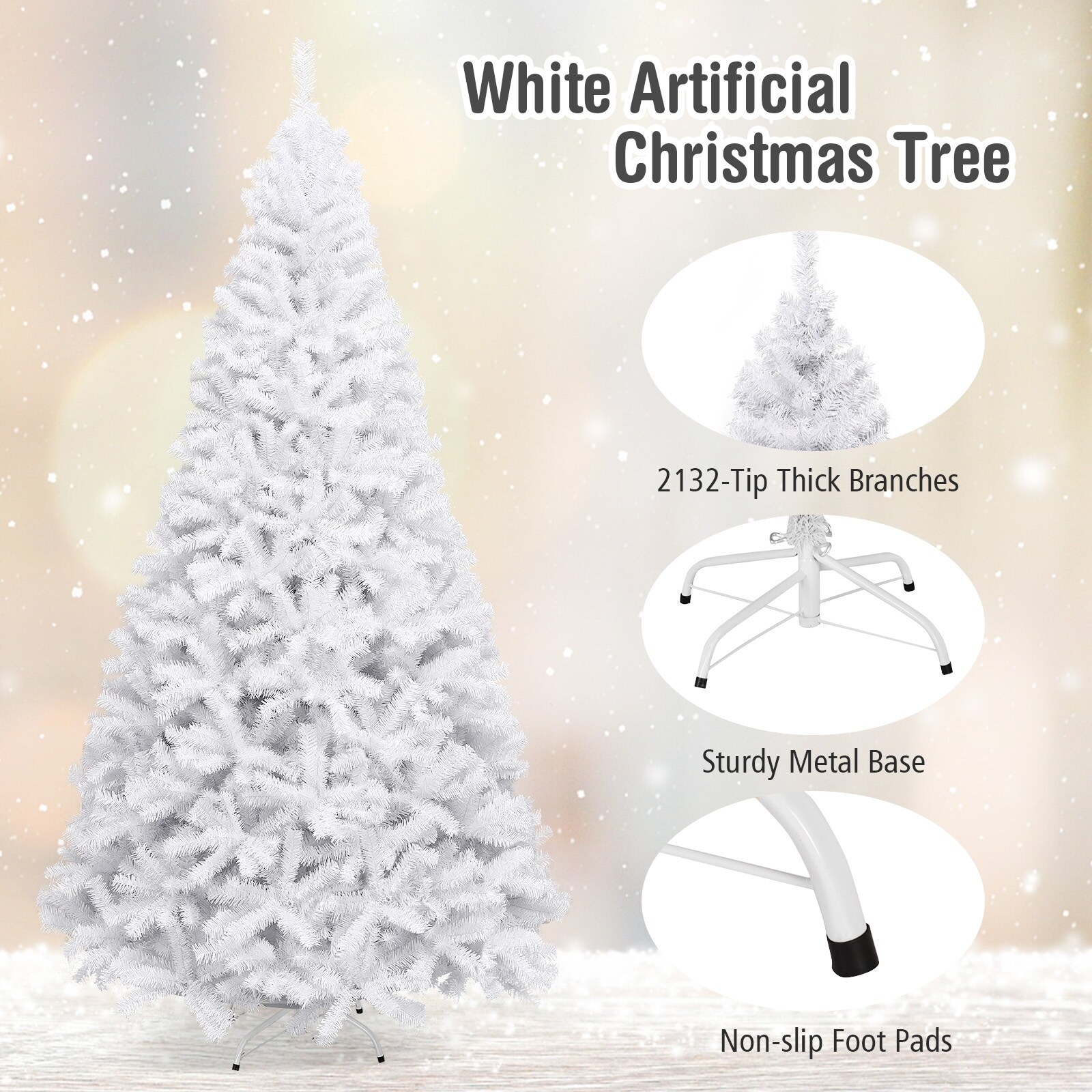 Forclover HYC-CM473C Artificial-Christmas-Trees - View #7