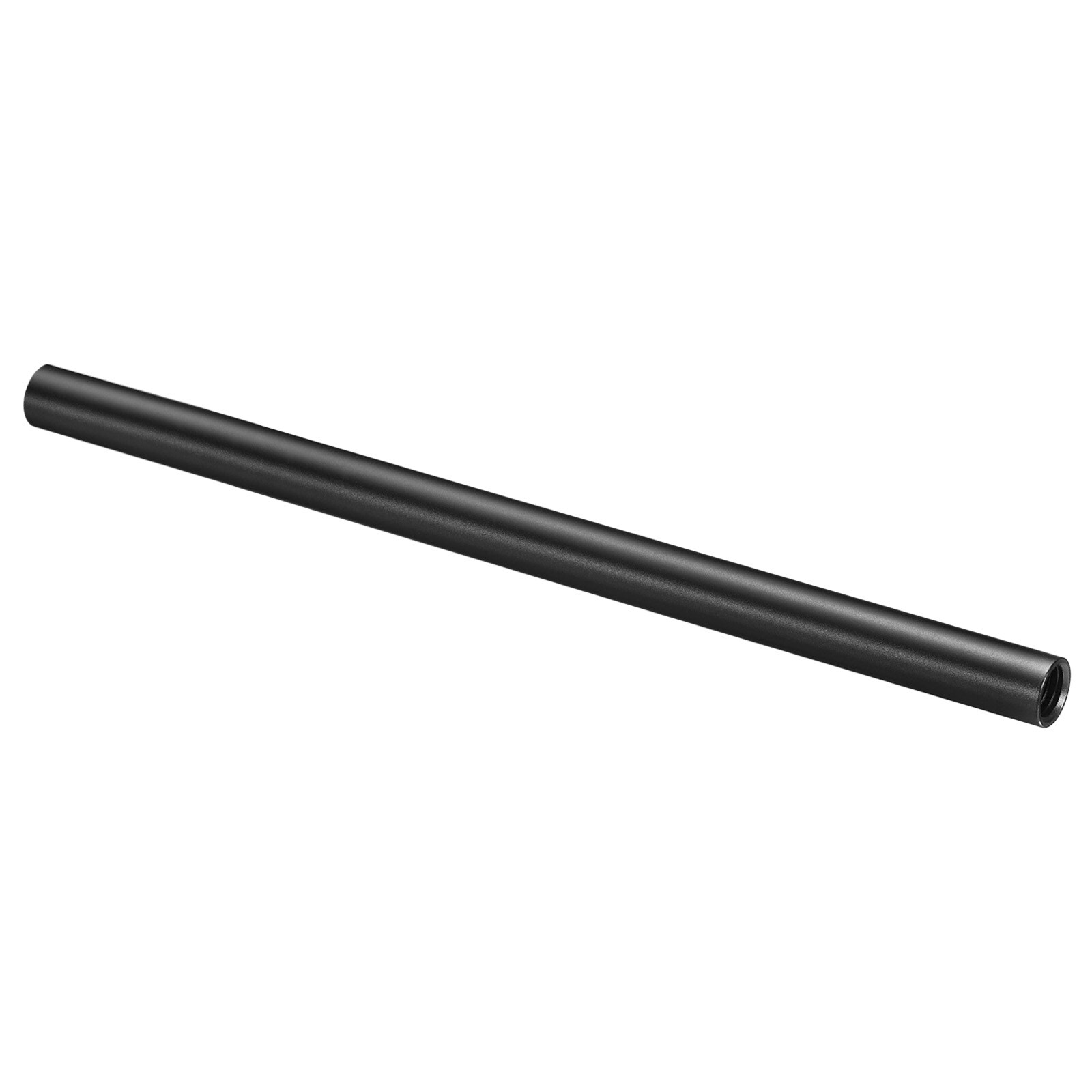 PATIKIL 10inch 15mm Rod Camera Rods with M12 Female Thread Aluminum Alloy for 15mm Rail Support System Black
