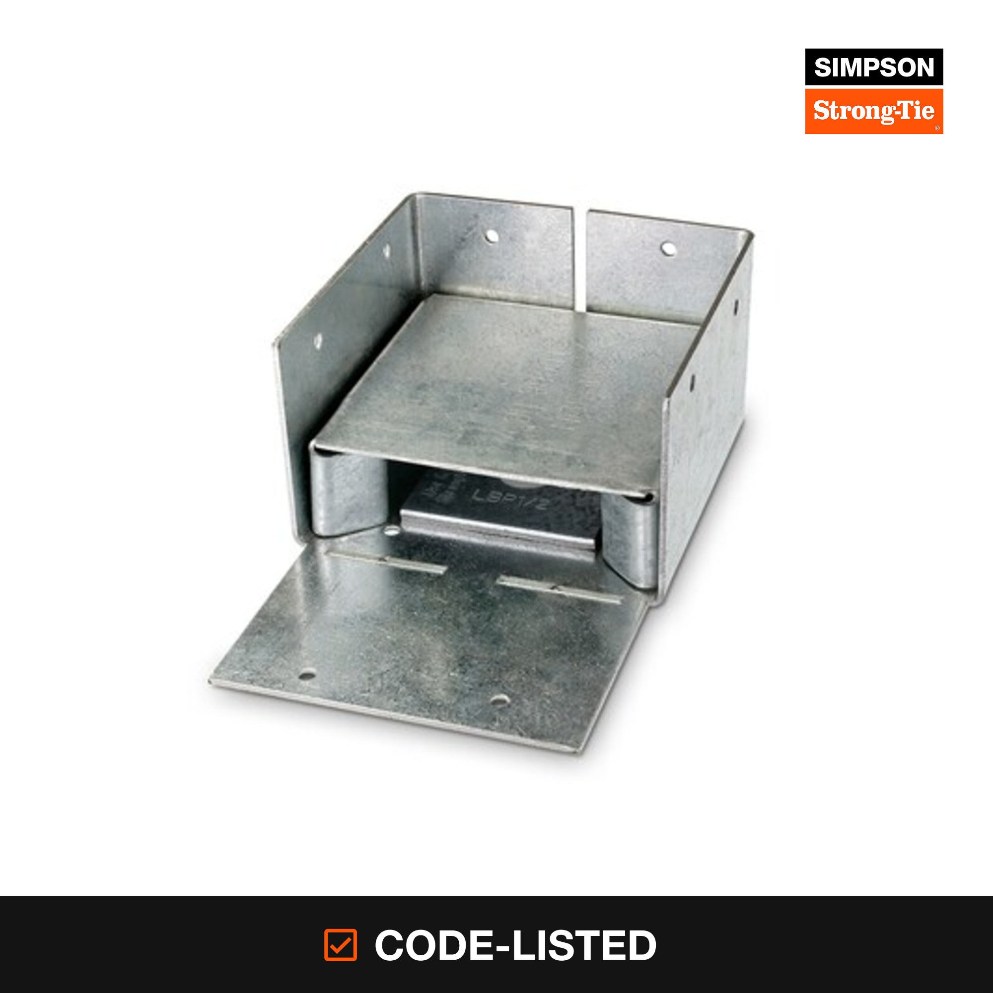 Simpson Strong-Tie ABW 4-in x 4-in ZMAX Wood to concrete (retrofit) Base