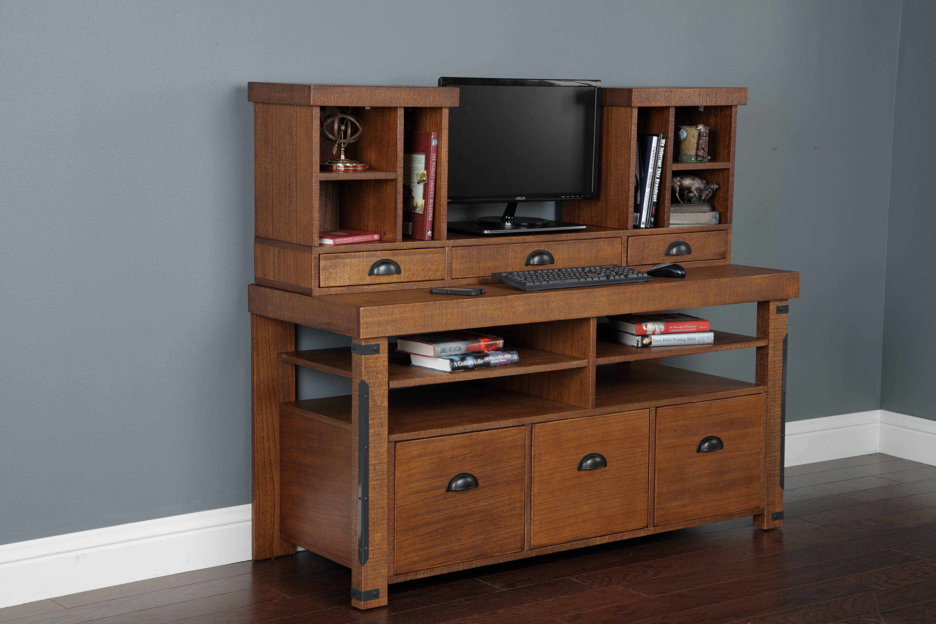 rustic home office furniture sets