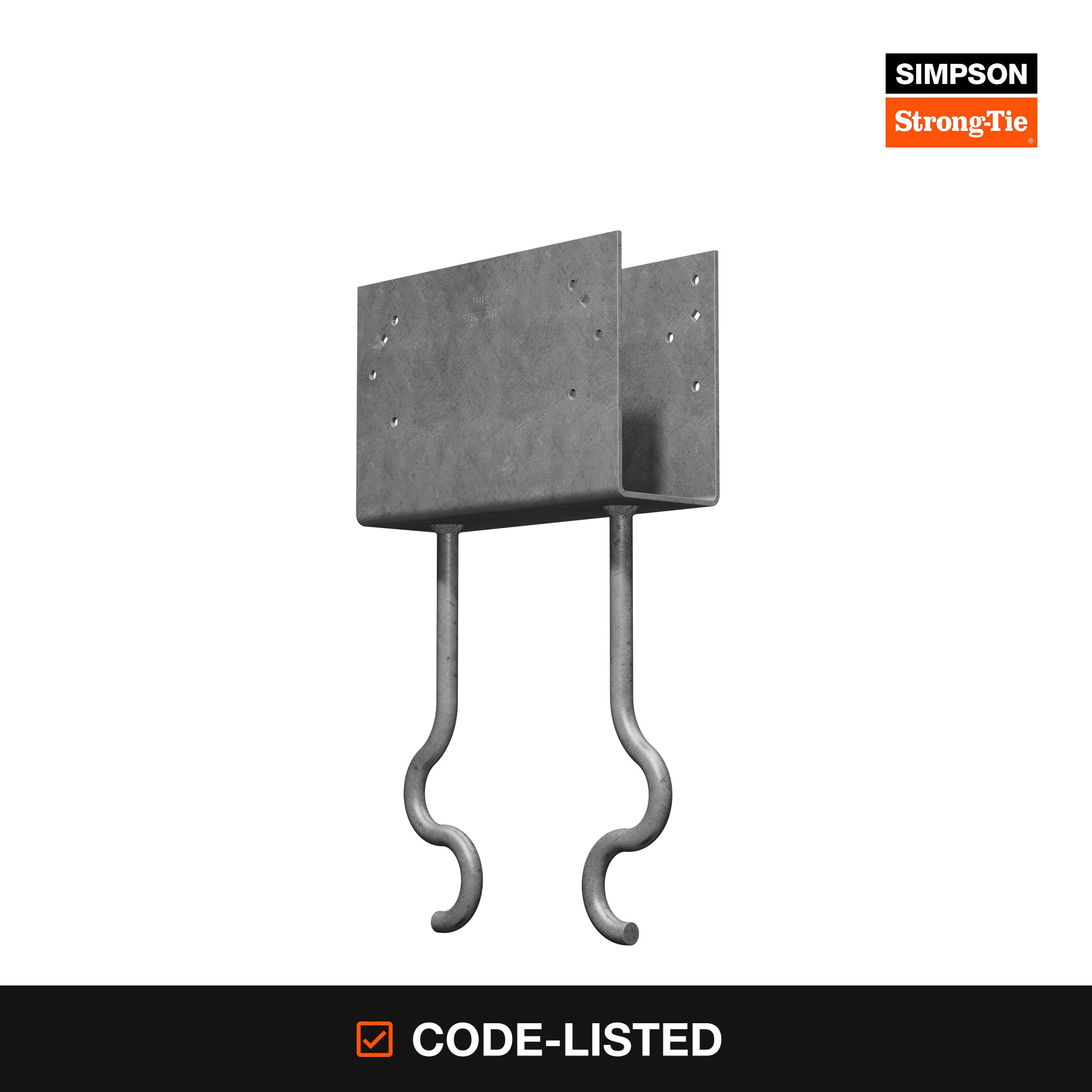 Simpson Strong-Tie CCQM 3-in x 6-in Hot-dipped galvanized Wood to wood Column cap