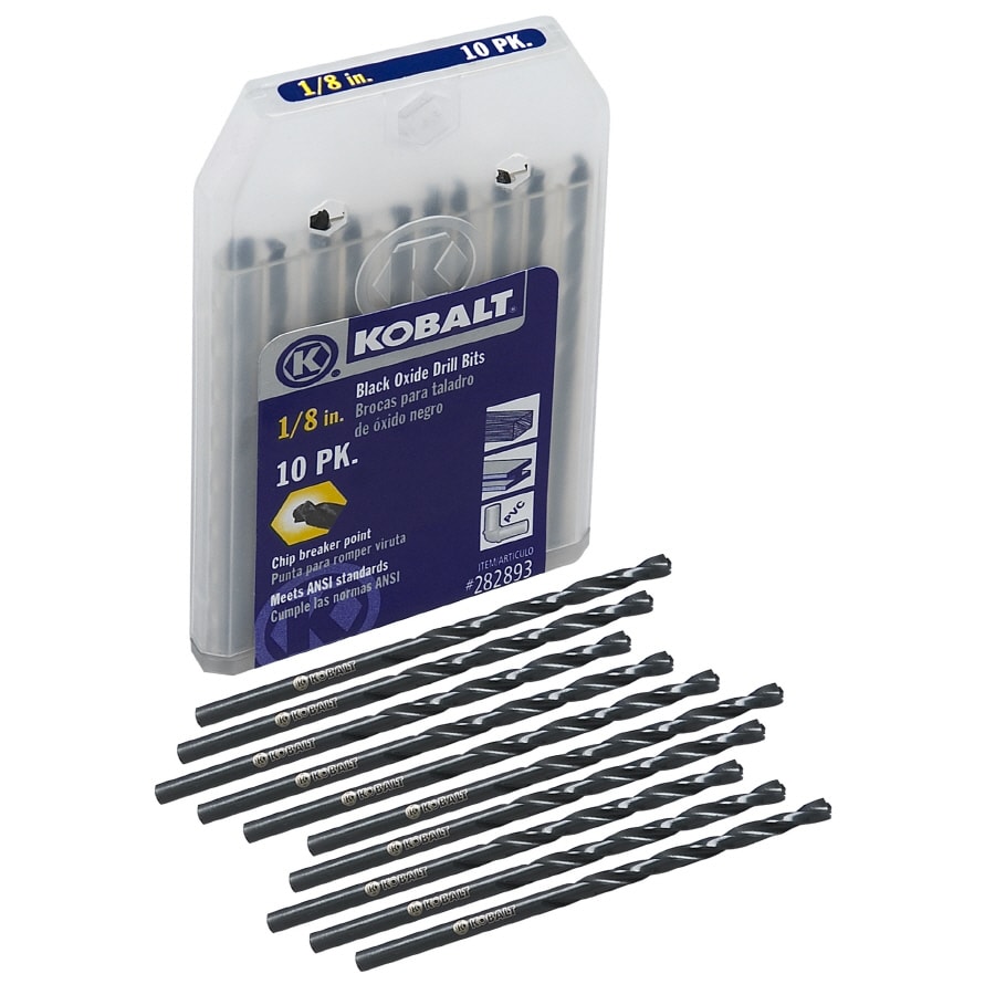 Lowes kobalt drill bit set hot sale