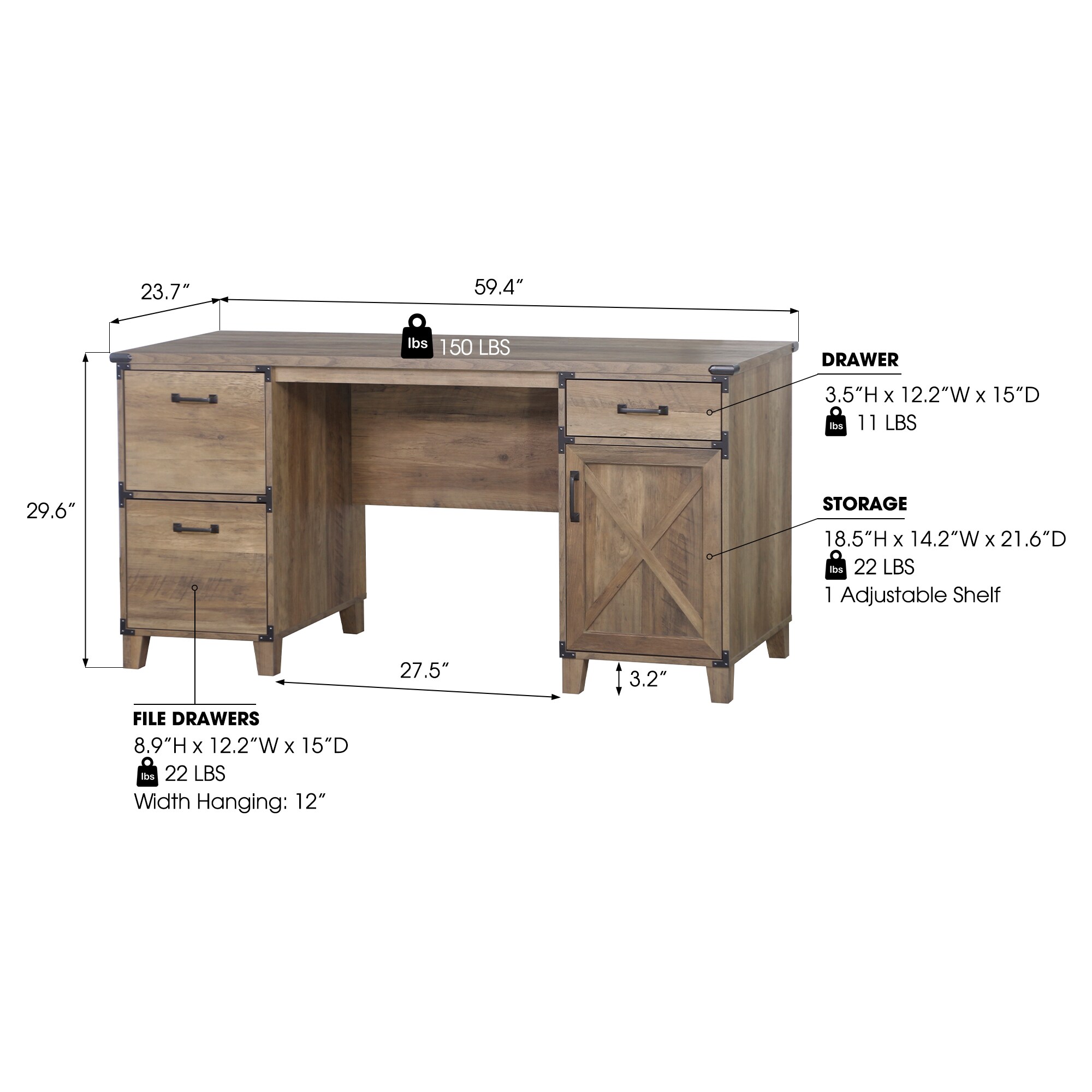 Saint Birch SBOF1801EDRO desks - View #8