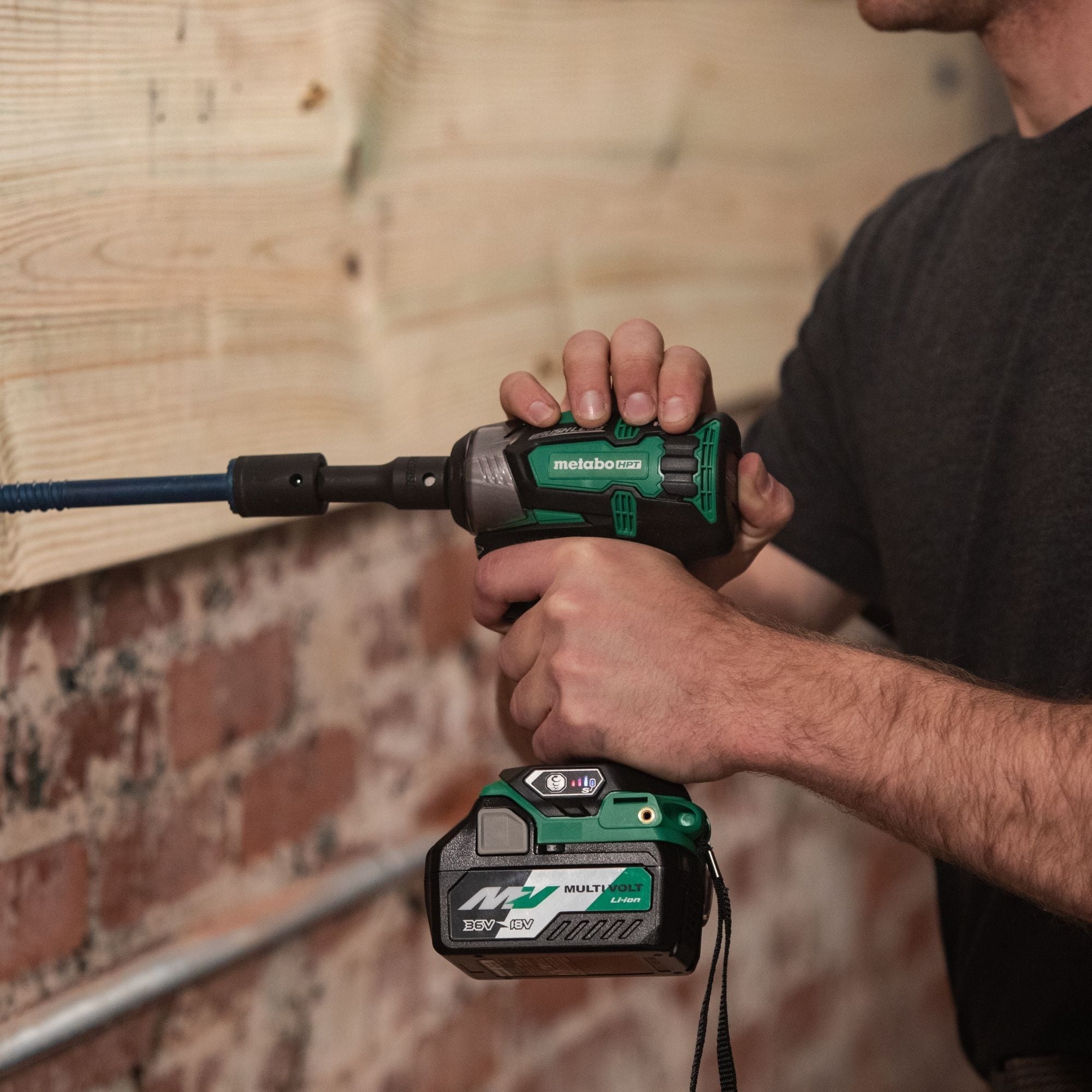 Metabo HPT MultiVolt 18-volt Variable Speed Brushless 1/2-in Drive Cordless  Impact Wrench (Bare Tool) in the Impact Wrenches department at