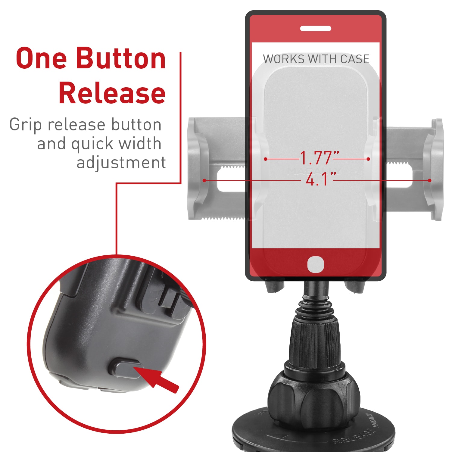 Macally MCUPXL Cell-Phone-Car-Mounts - View #6
