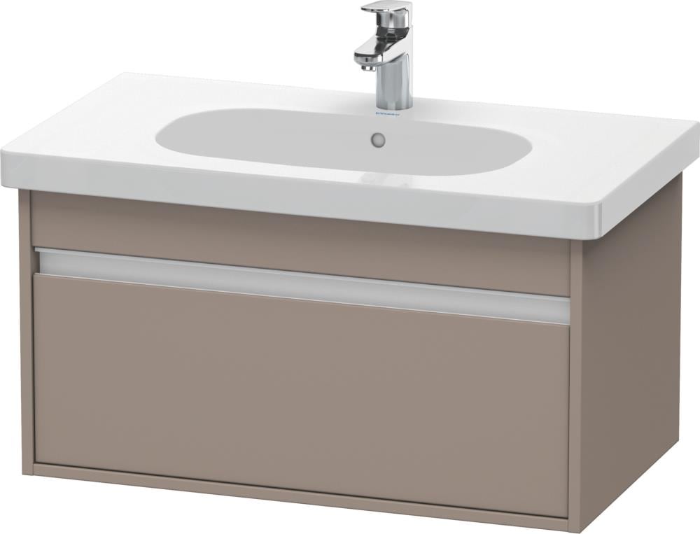Ketho 31-in Basalt Matte Bathroom Vanity Base Cabinet without Top in Brown | - Duravit KT666704343