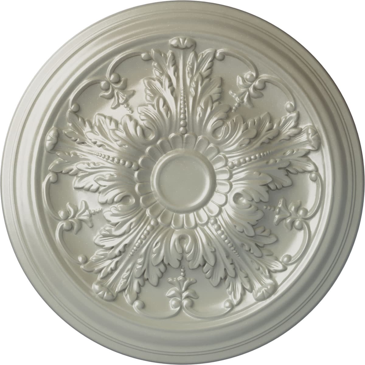 Ekena Millwork CM20DAFCS Damon 20-in W x 20-in L Painted Flash Copper Polyurethane Whole Ceiling Medallion